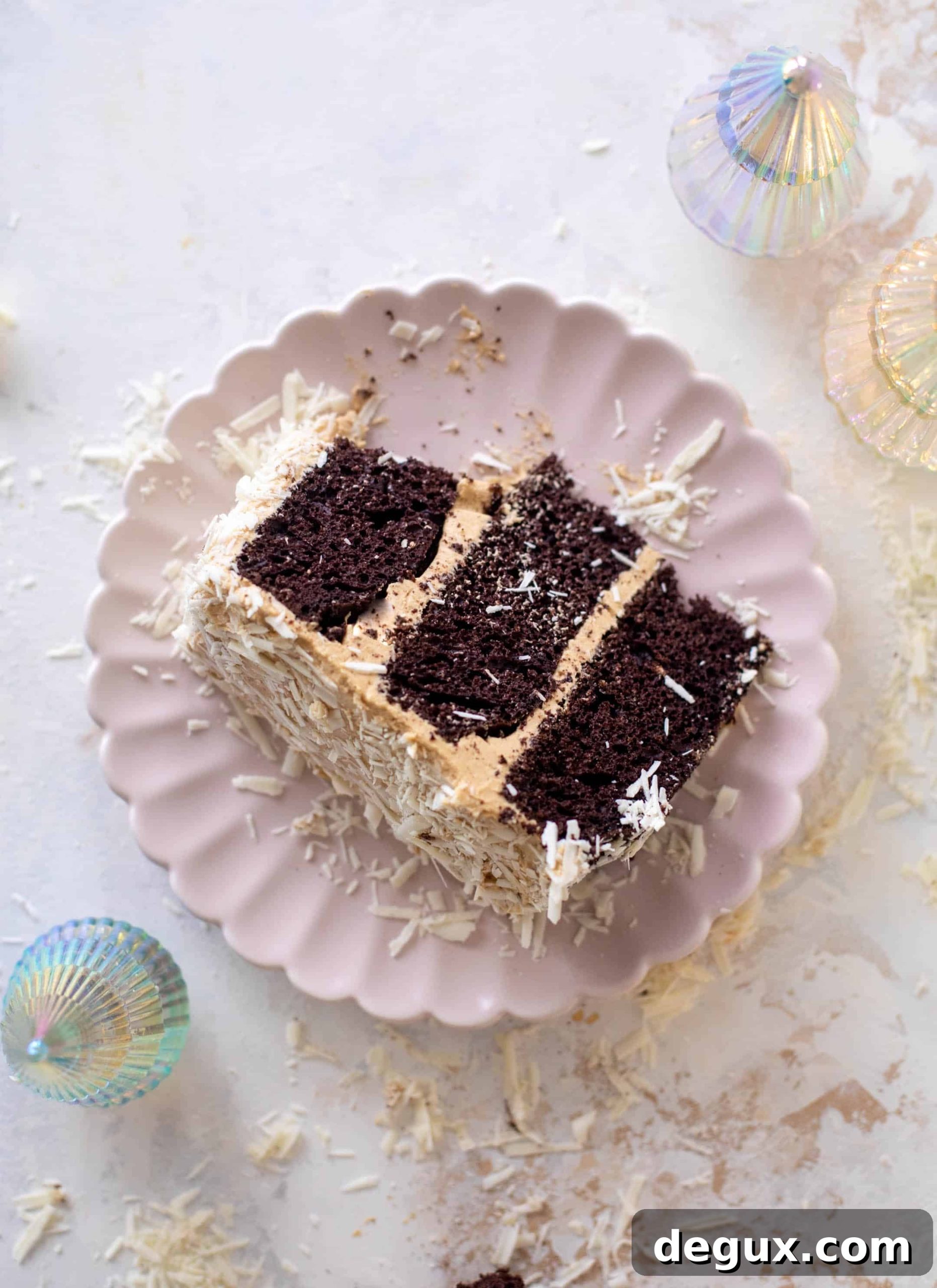 white chocolate mocha cake