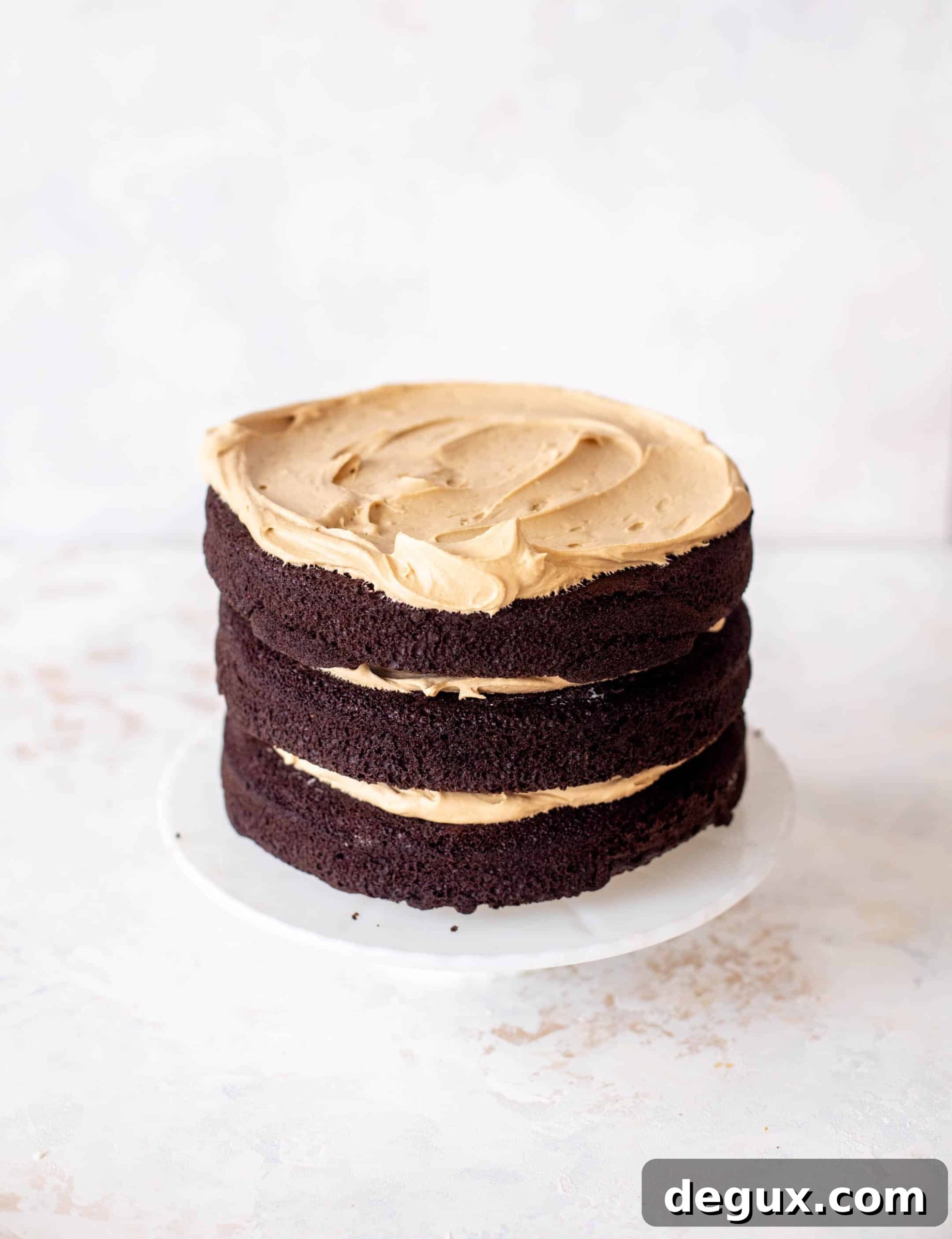 white chocolate mocha cake