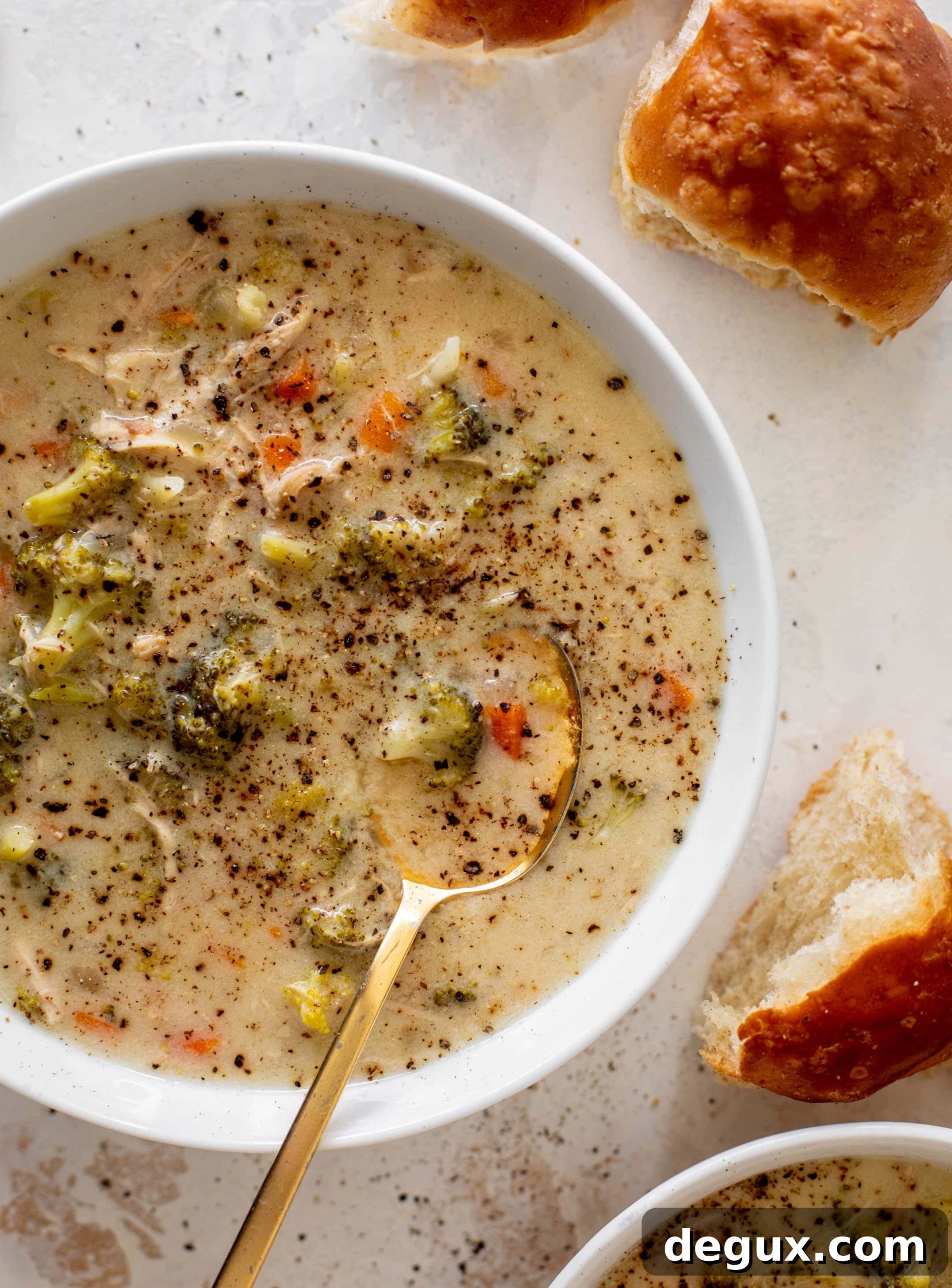 Creamy Chicken and Broccoli Soup Recipe for Comforting Weeknights 8 creamy chicken and broccoli soup