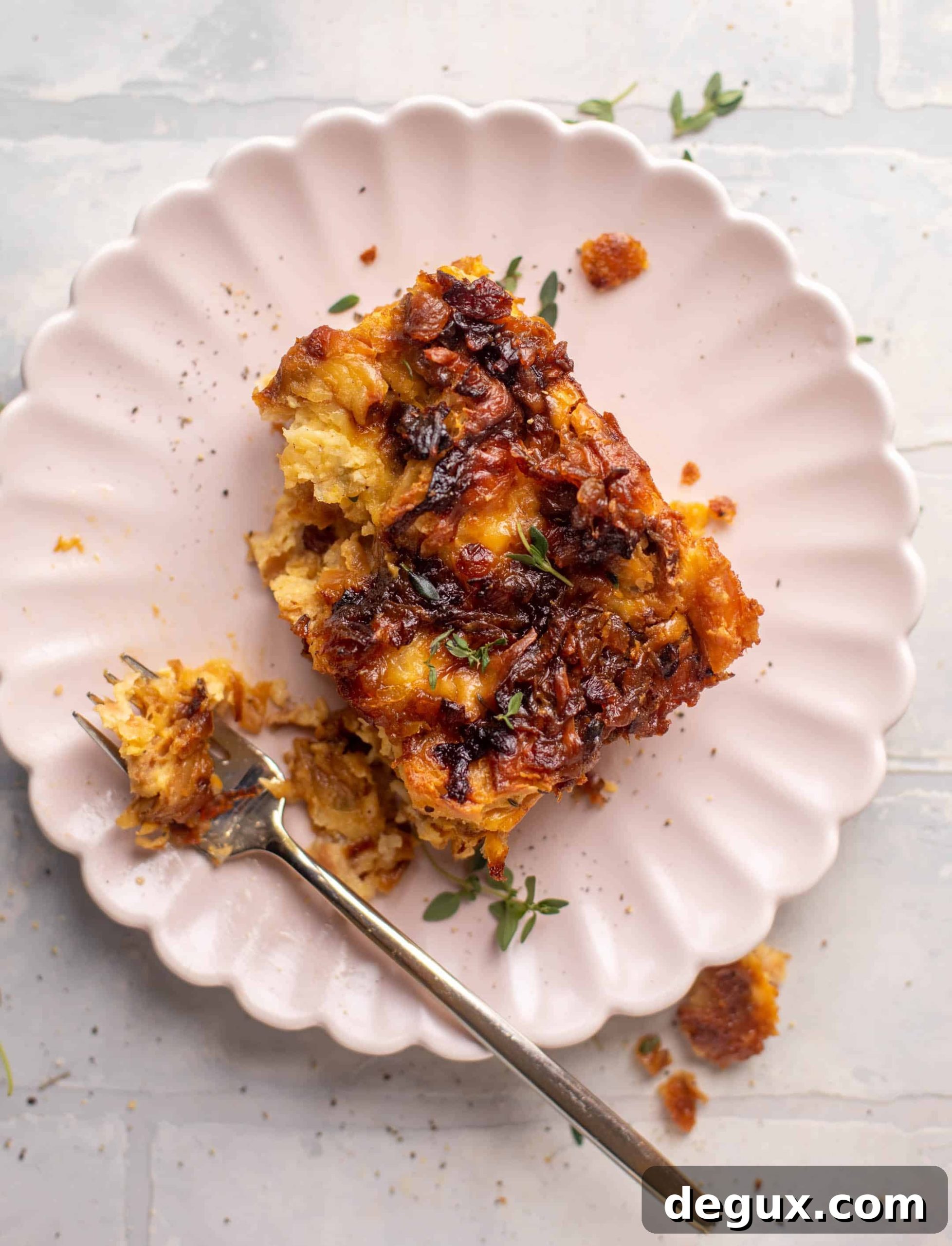 Overnight French Onion Croissant Casserole for Brunch 12 overnight french onion croissant bake