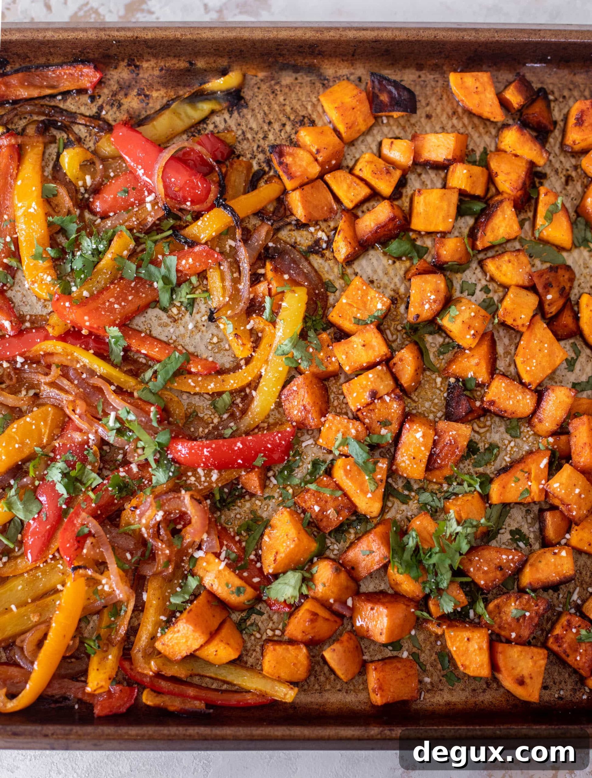 Smoky Sweet Potato Fajitas with Charred Peppers & Onions 7 smoky sweet potato fajitas
