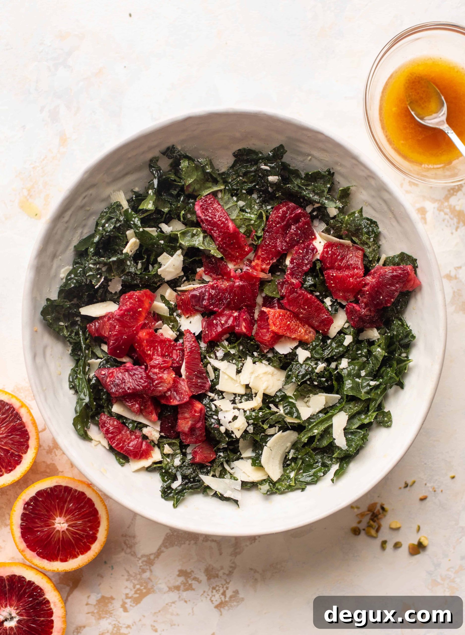 blood orange kale salad