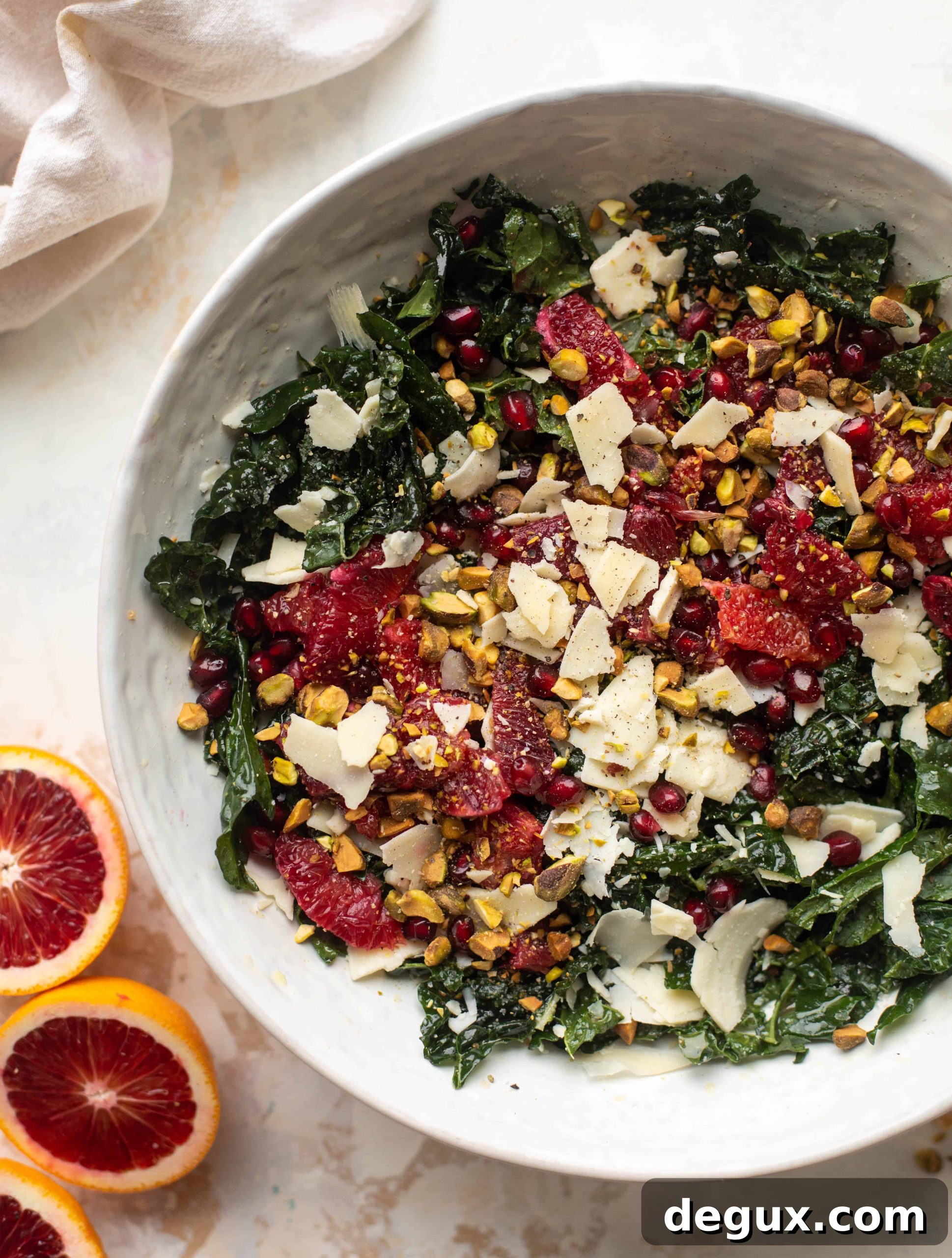 blood orange kale salad