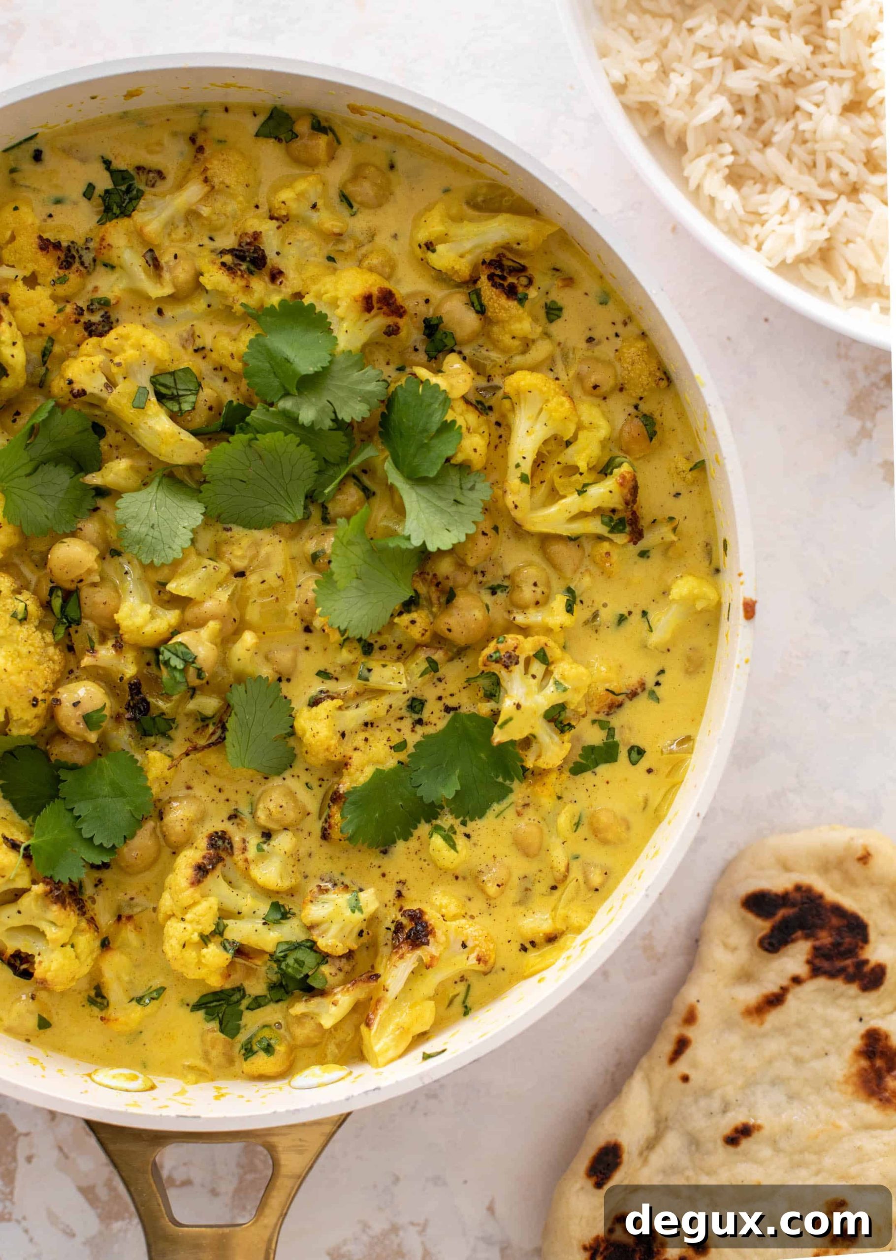 cozy cauliflower chickpea curry