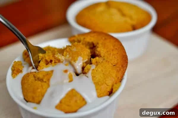 Finished pumpkin breakfast cake
