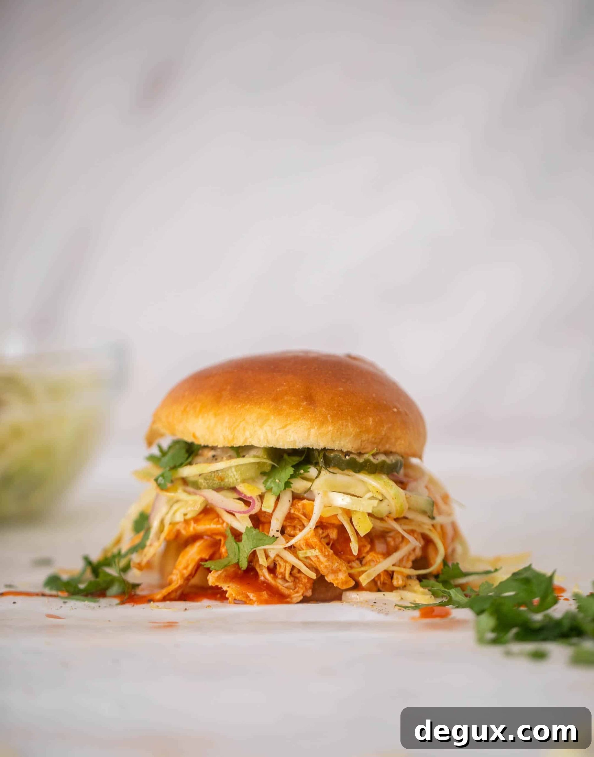 Weeknight Buffalo Chicken Sandwich with Tangy Pickle Slaw 7 weeknight buffalo chicken sandwiches