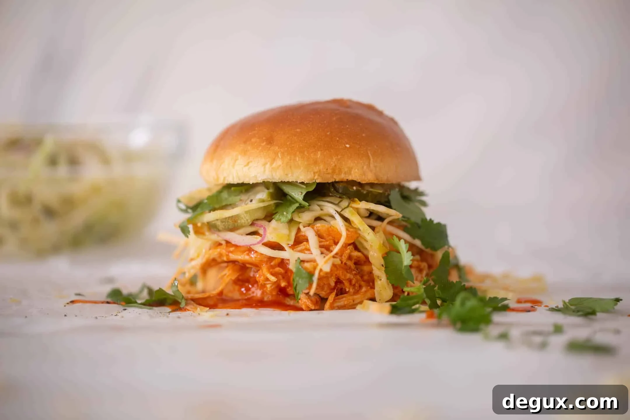 Weeknight Buffalo Chicken Sandwich with Tangy Pickle Slaw 9 weeknight buffalo chicken sandwiches
