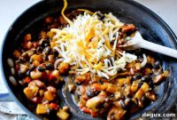 Hearty Vegetable Enchiladas with Creamy Green Sauce