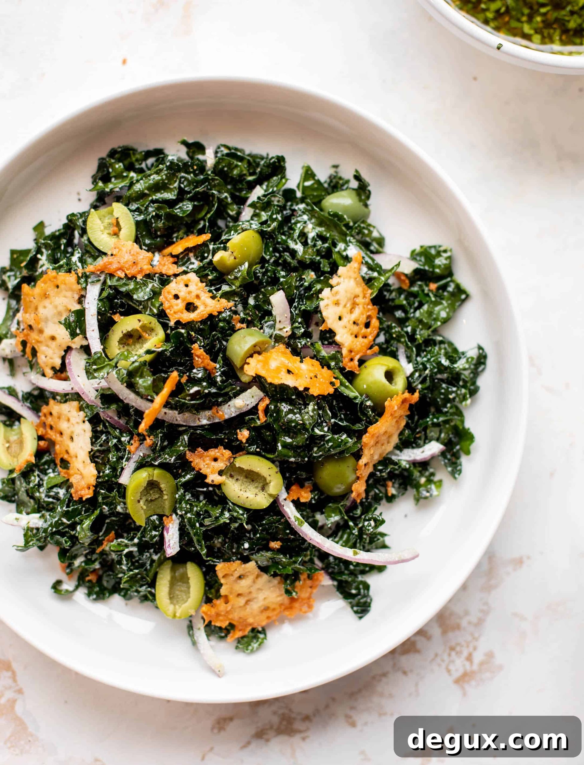 chimichurri kale steak salad