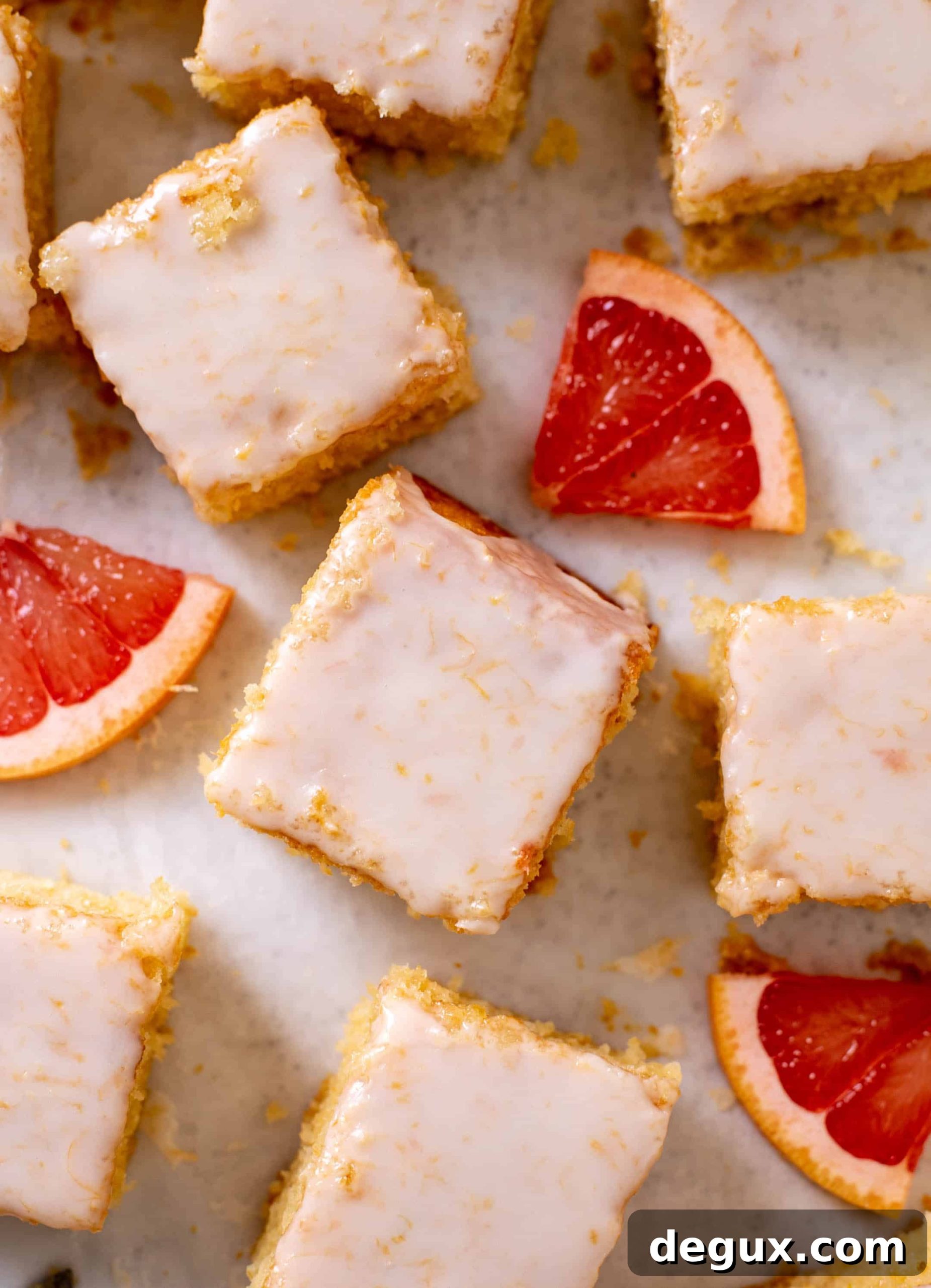 greek yogurt grapefruit snack cake