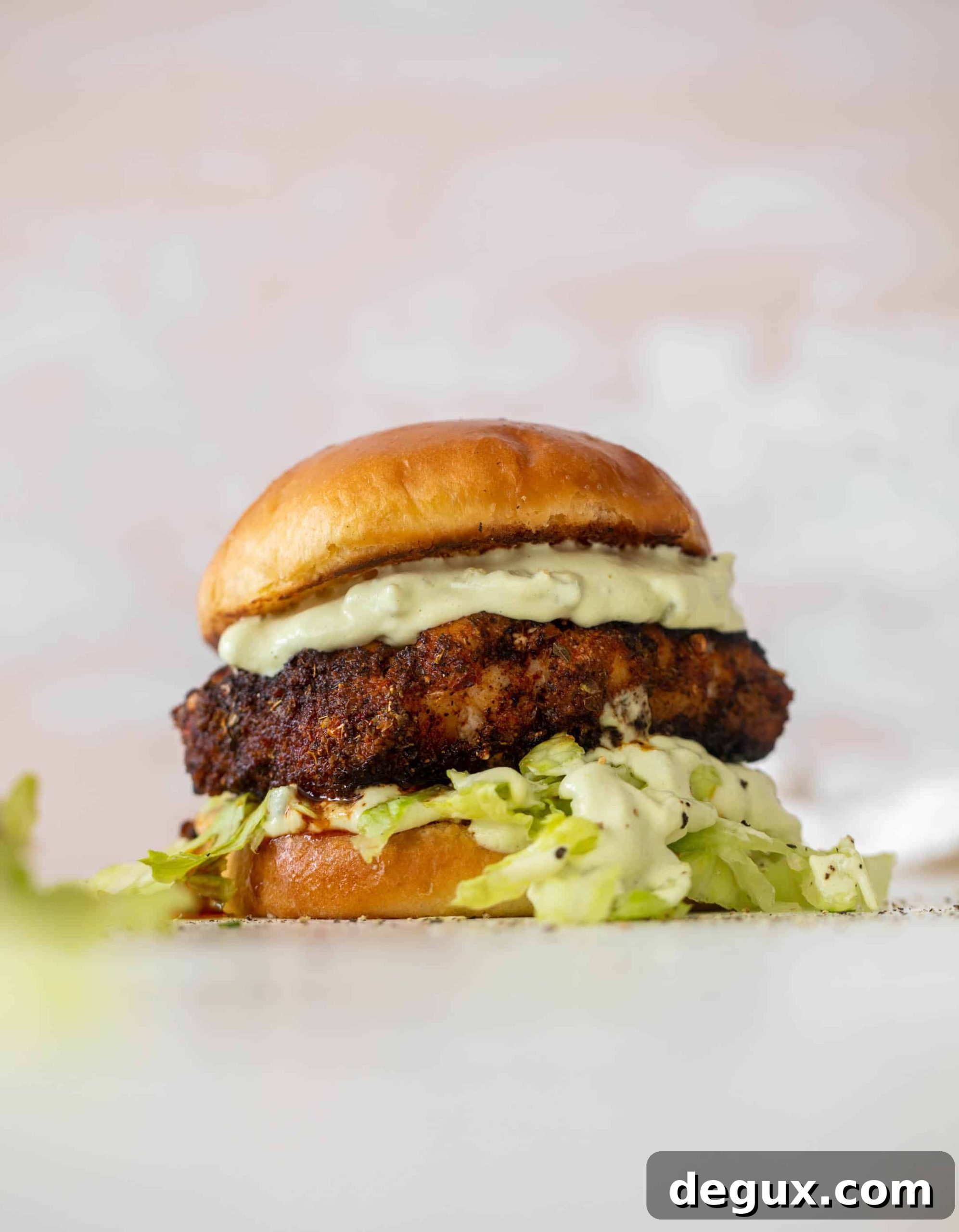 blackened fish sandwiches with avocado tartar sauce