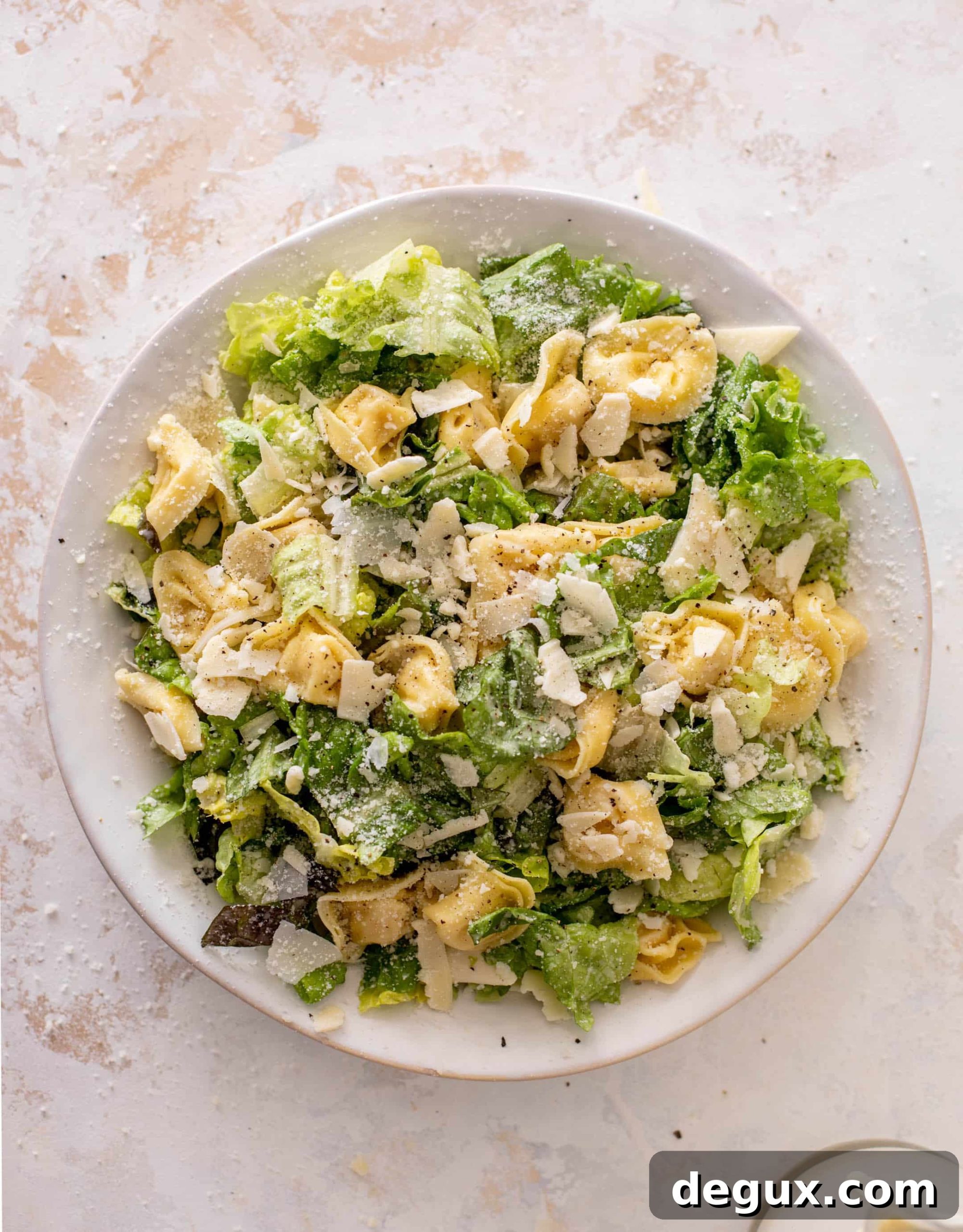 cheese tortellini caesar salad