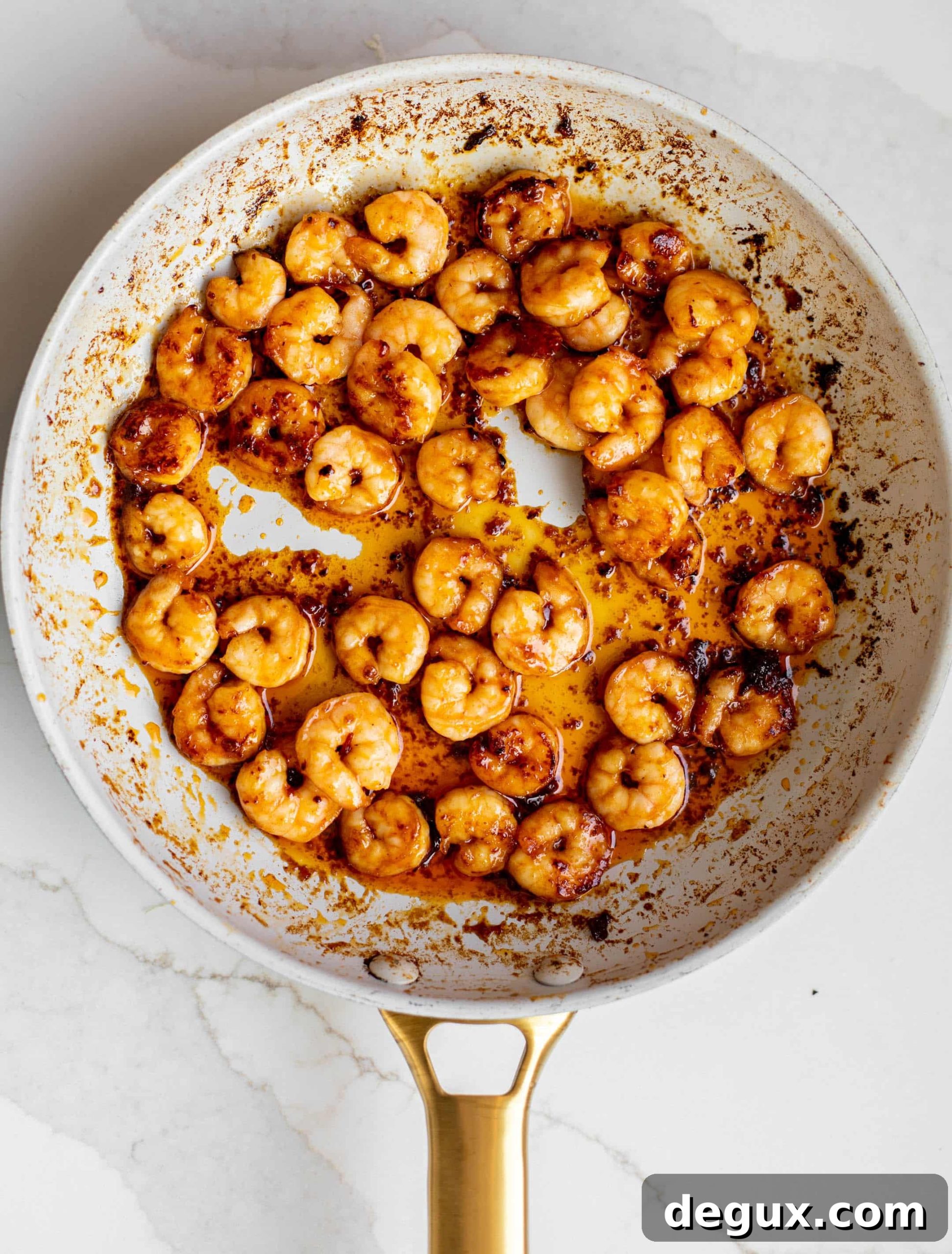 crispy hot honey shrimp quesadilla