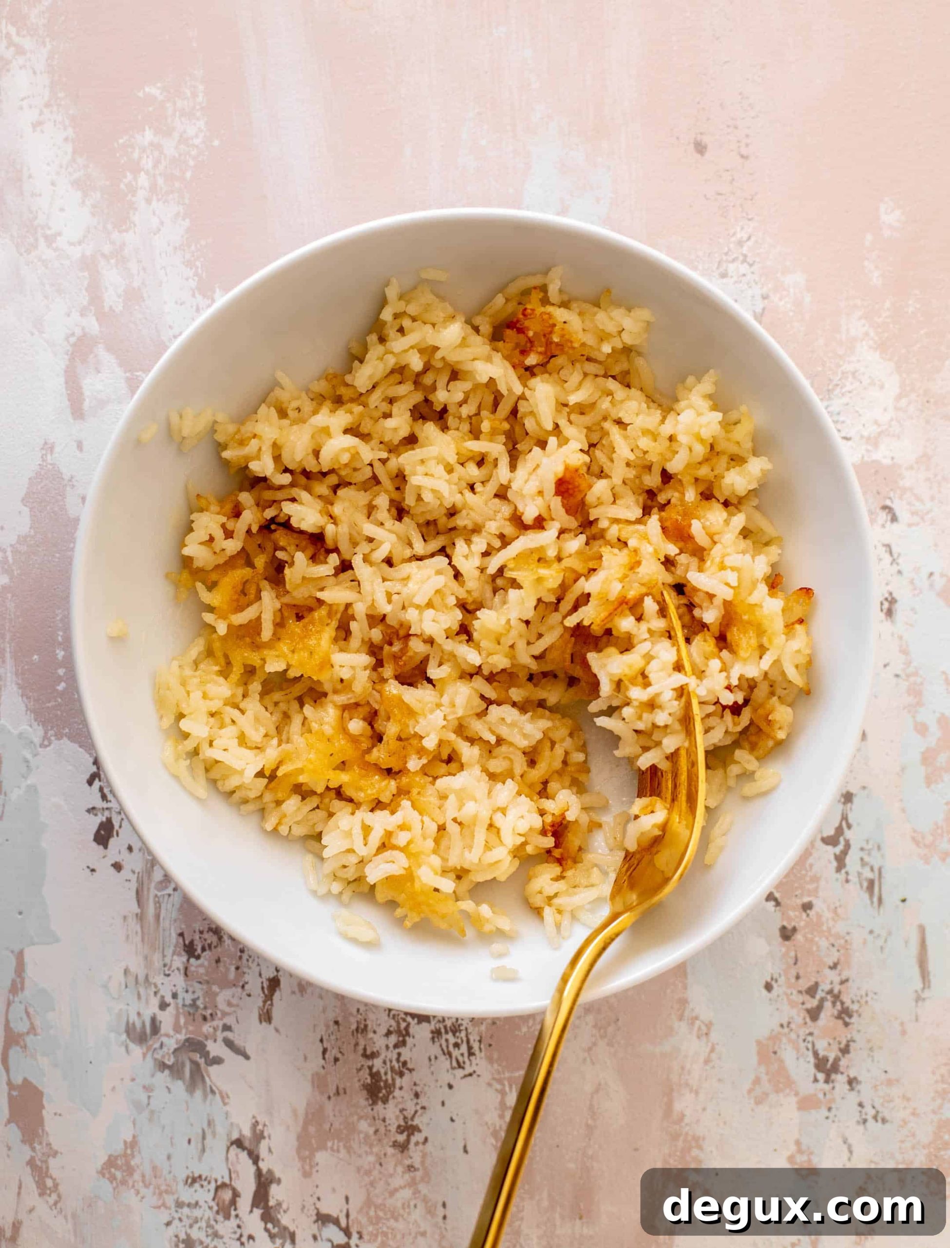 baked cheesy rice
