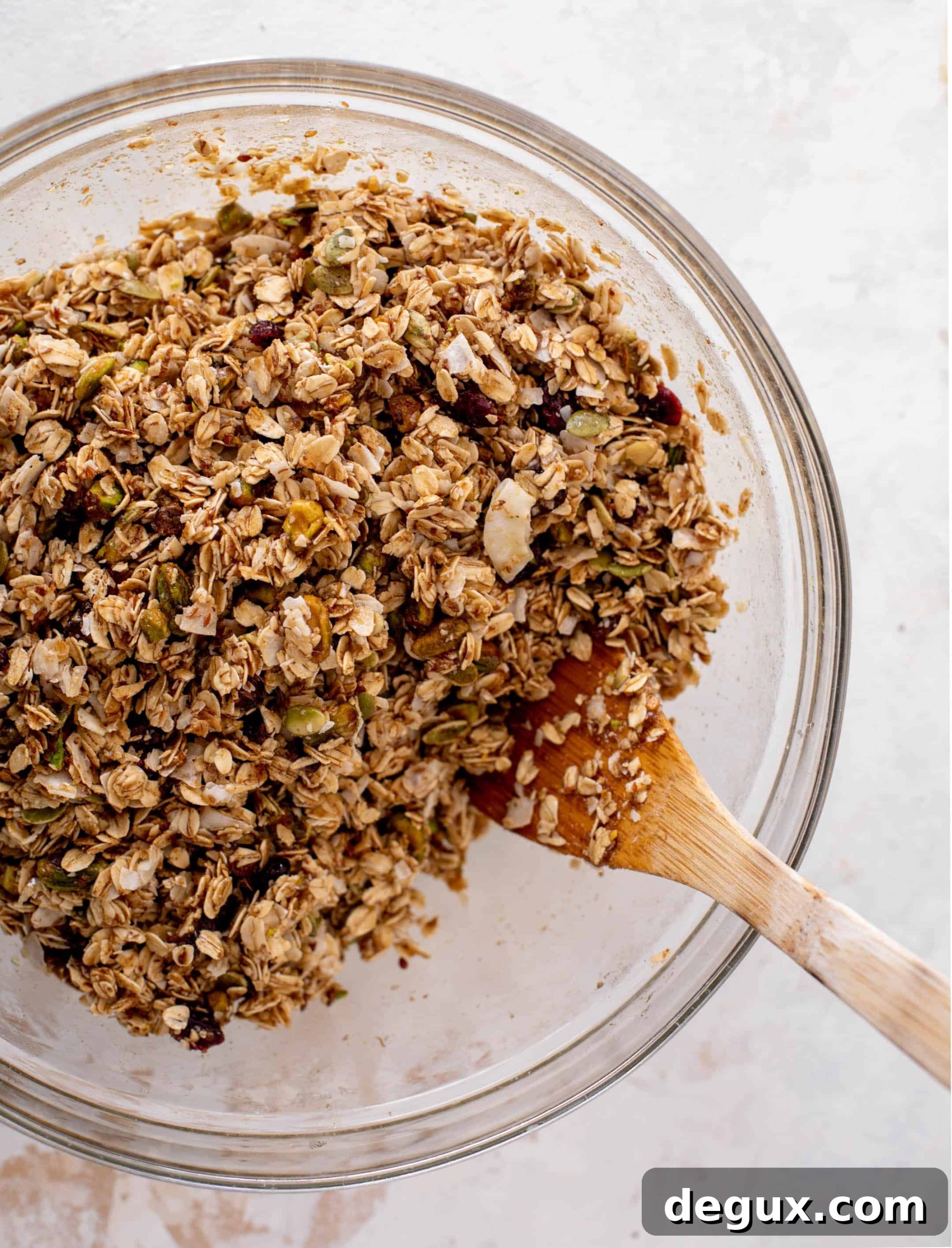 Brown Butter Pistachio Cookie Granola Recipe 5 brown butter pistachio cookie granola