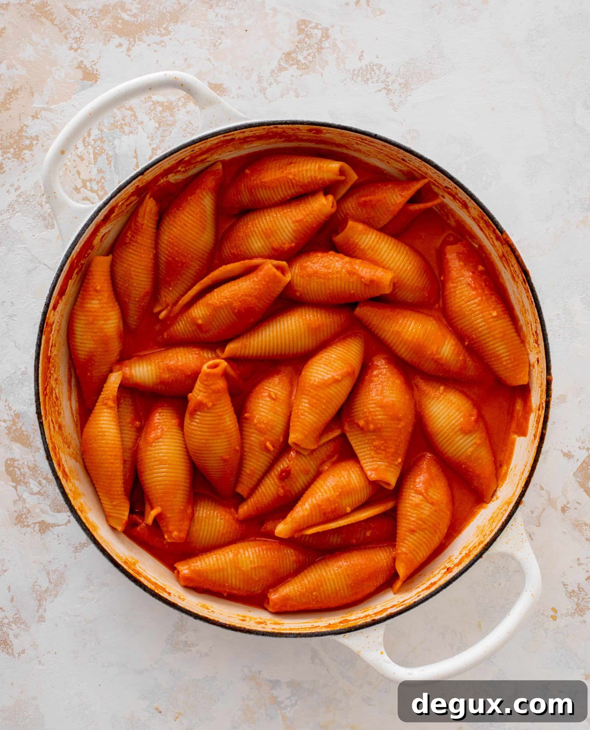spicy vodka unstuffed shells