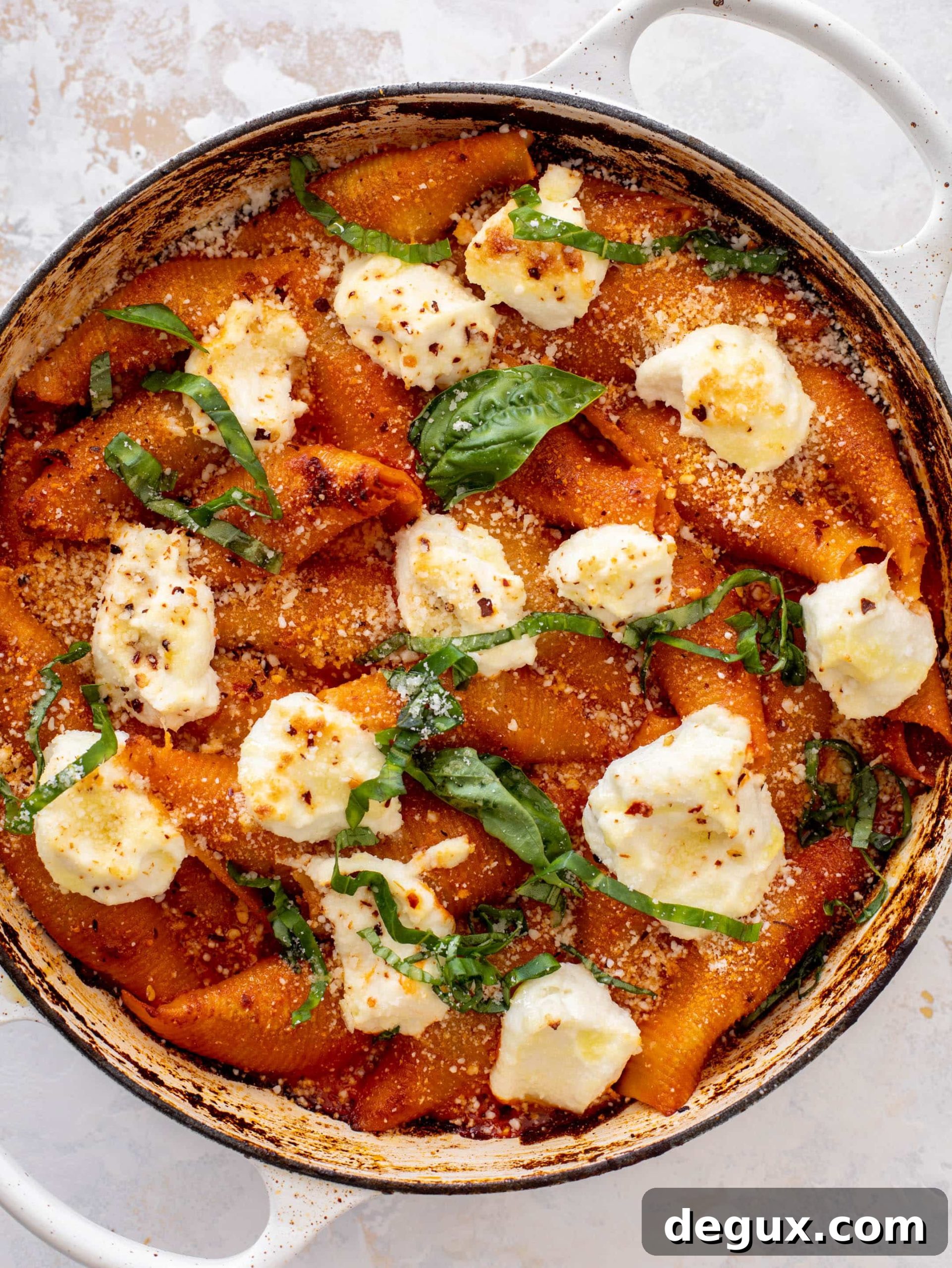 spicy vodka unstuffed shells