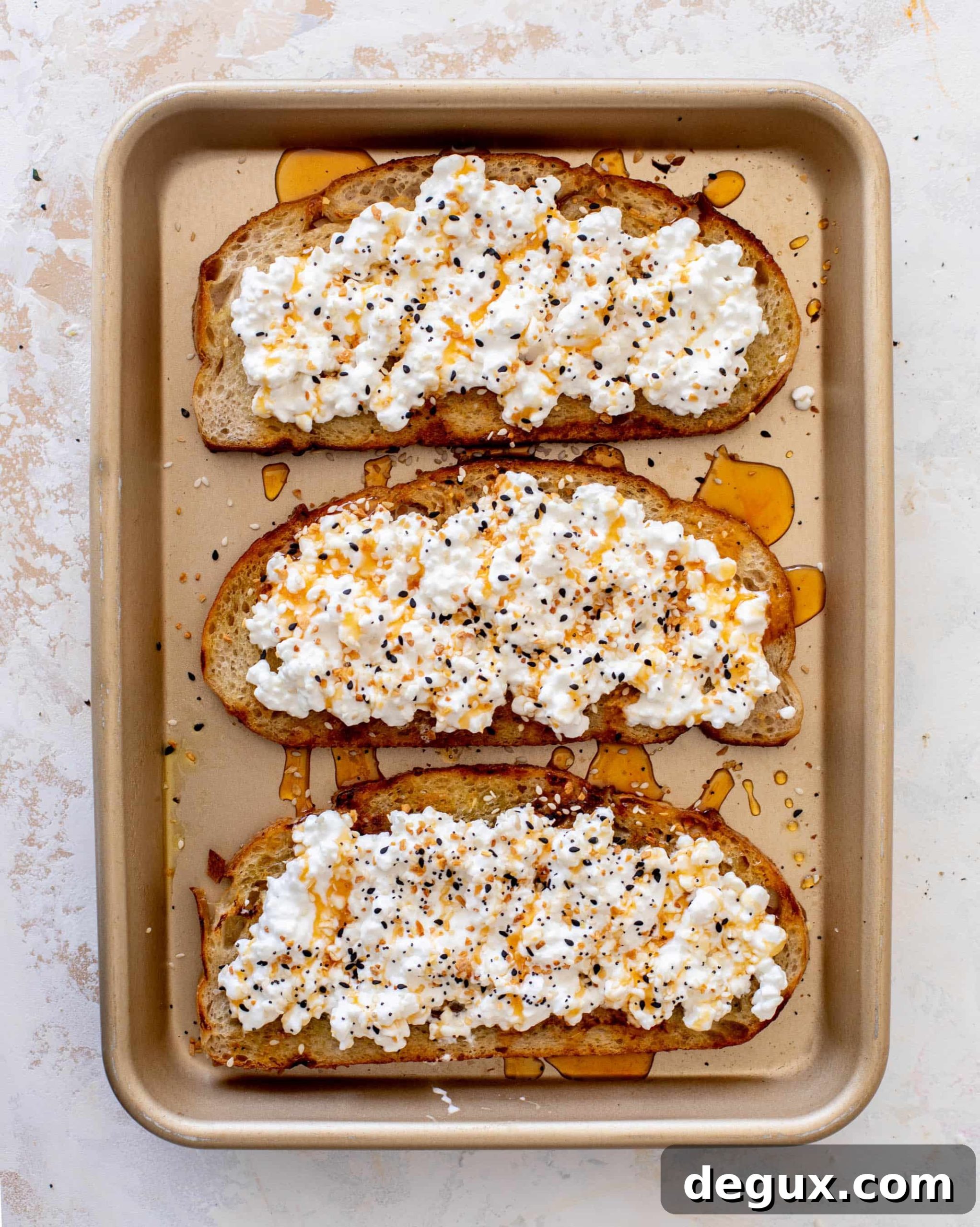 smoked salmon cottage cheese toast