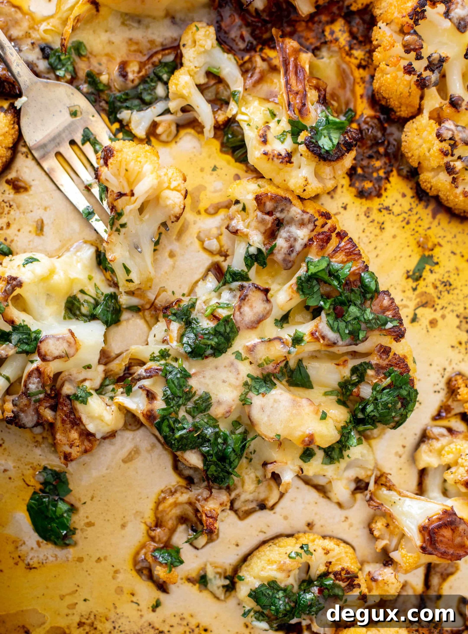 irish cheddar roasted cauliflower