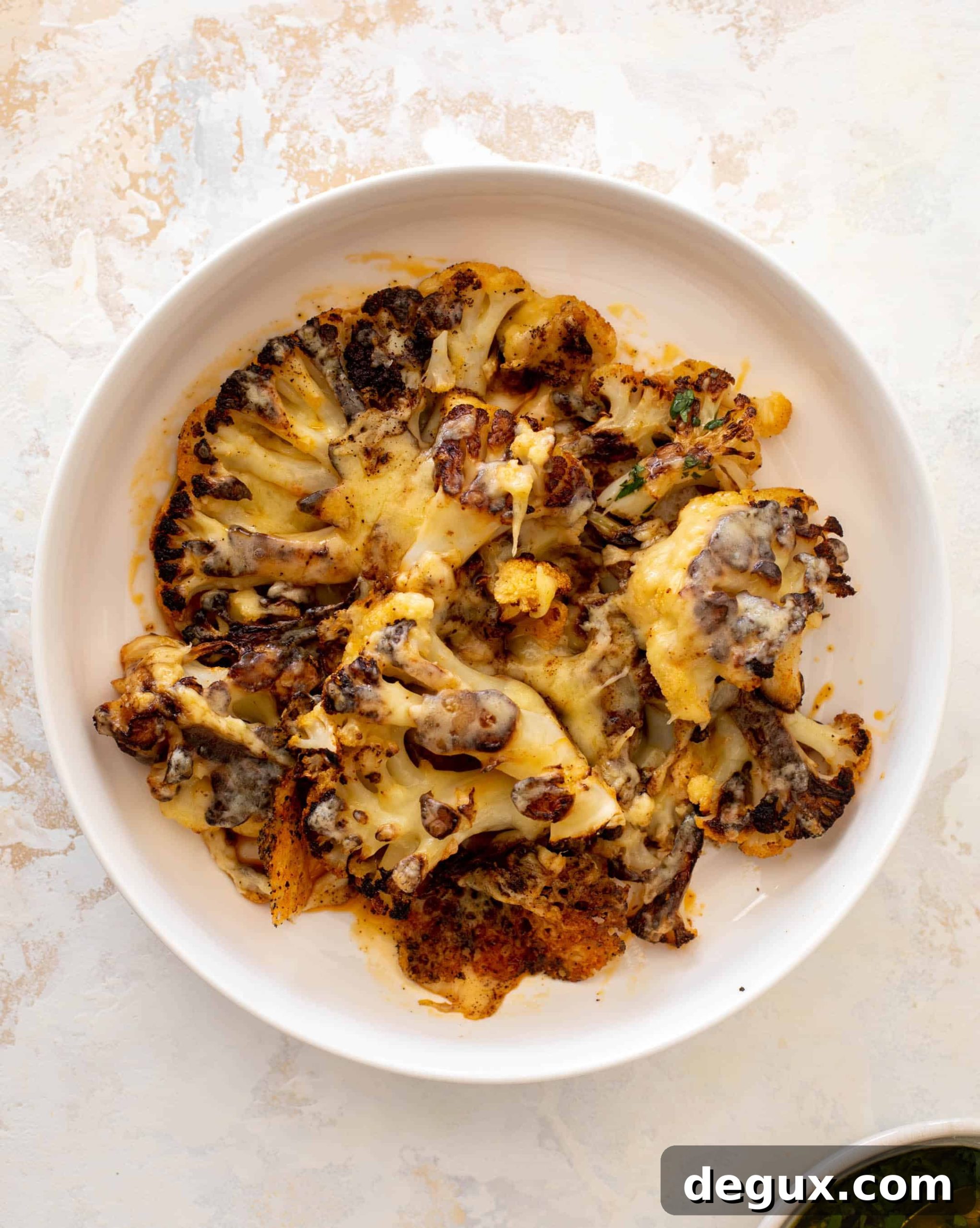 irish cheddar roasted cauliflower