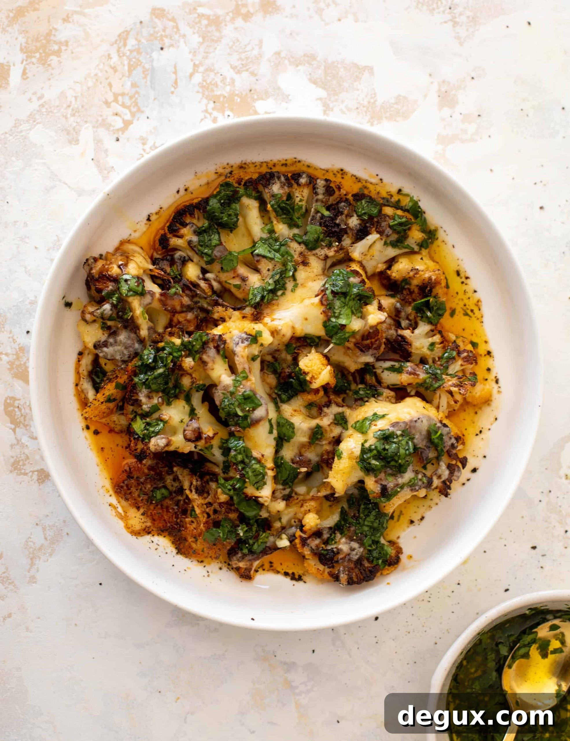 irish cheddar roasted cauliflower