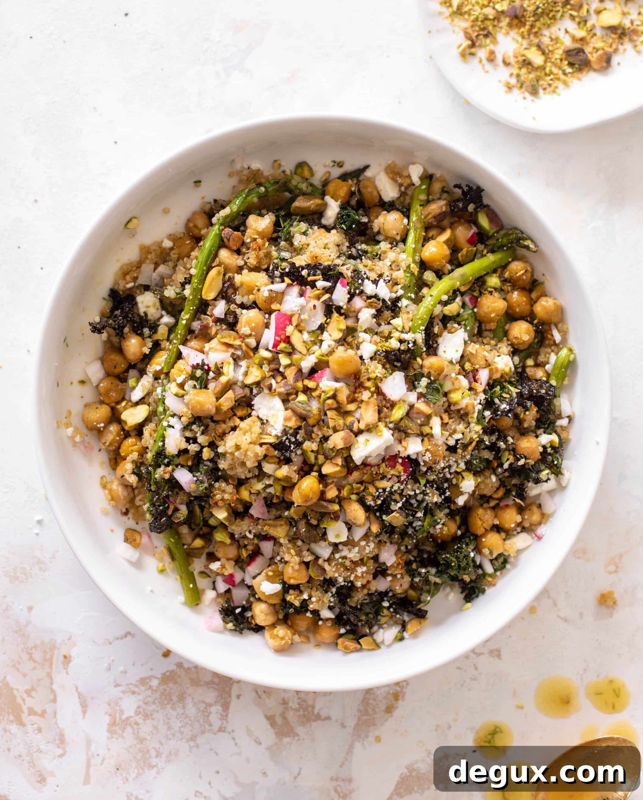 Warm Spring Quinoa Chopped Salad Recipe for Fresh Seasonal Flavors 6 warm spring quinoa salad