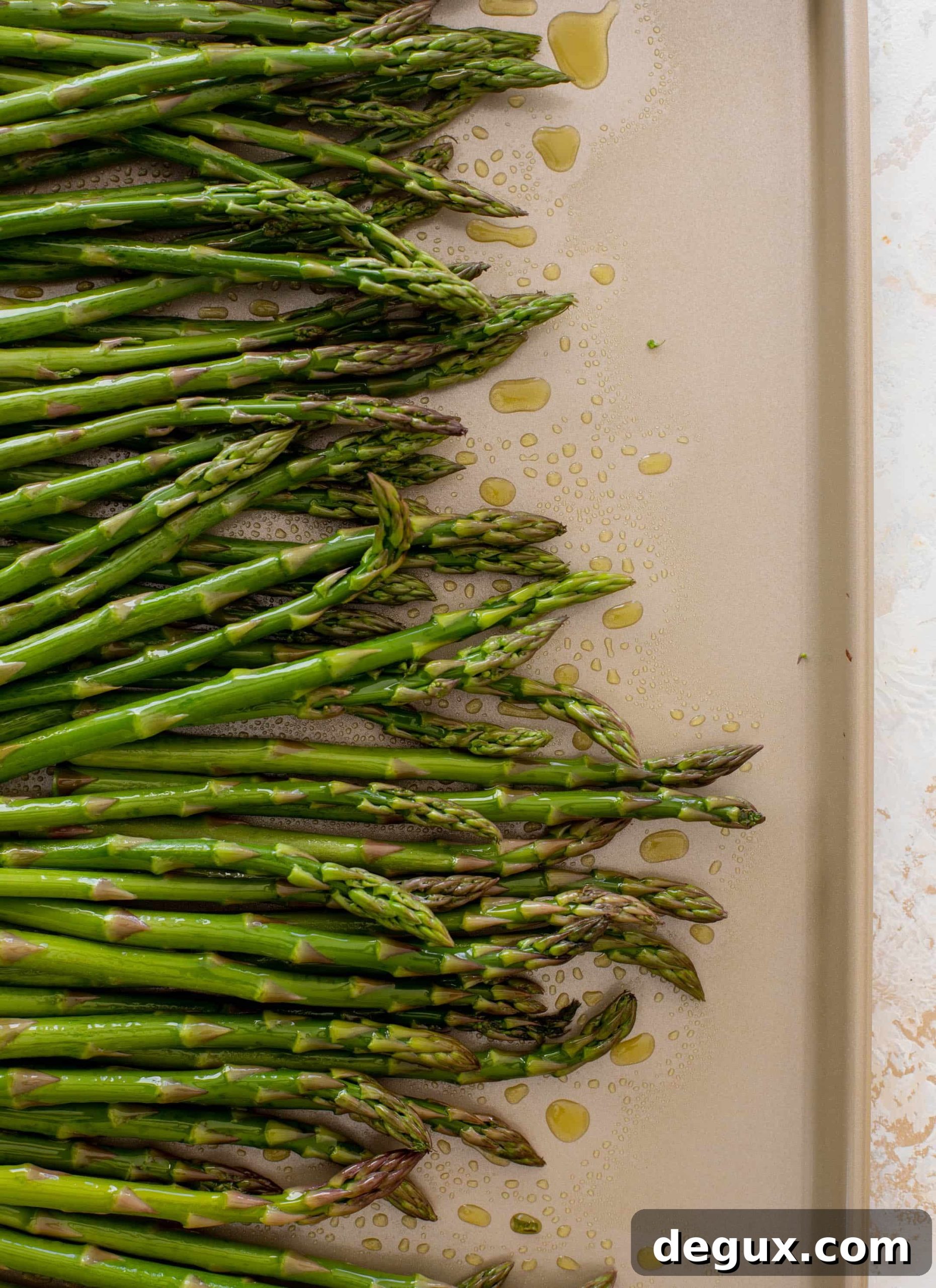roasted asparagus with lemon vinaigrette