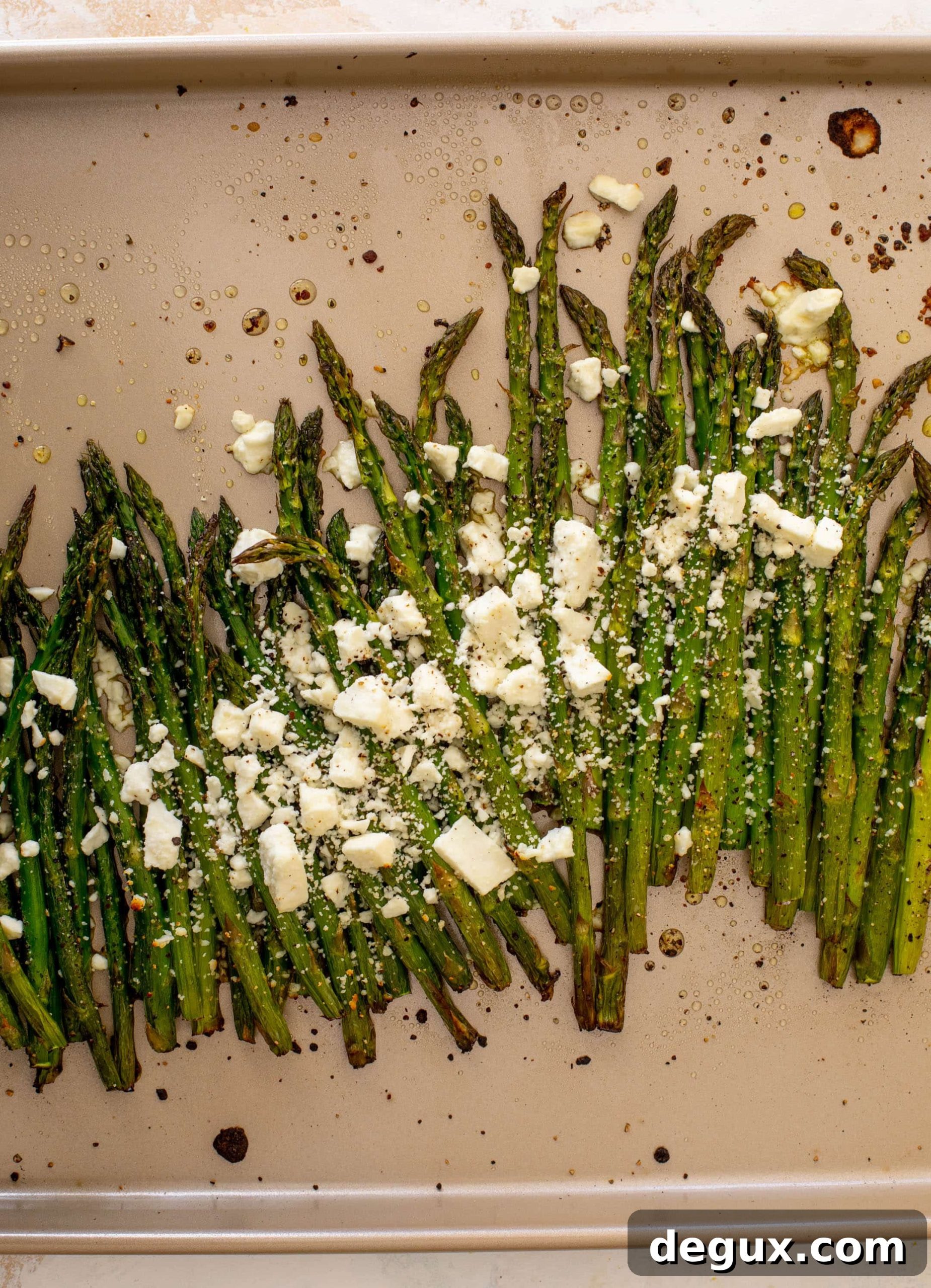 roasted asparagus with lemon vinaigrette