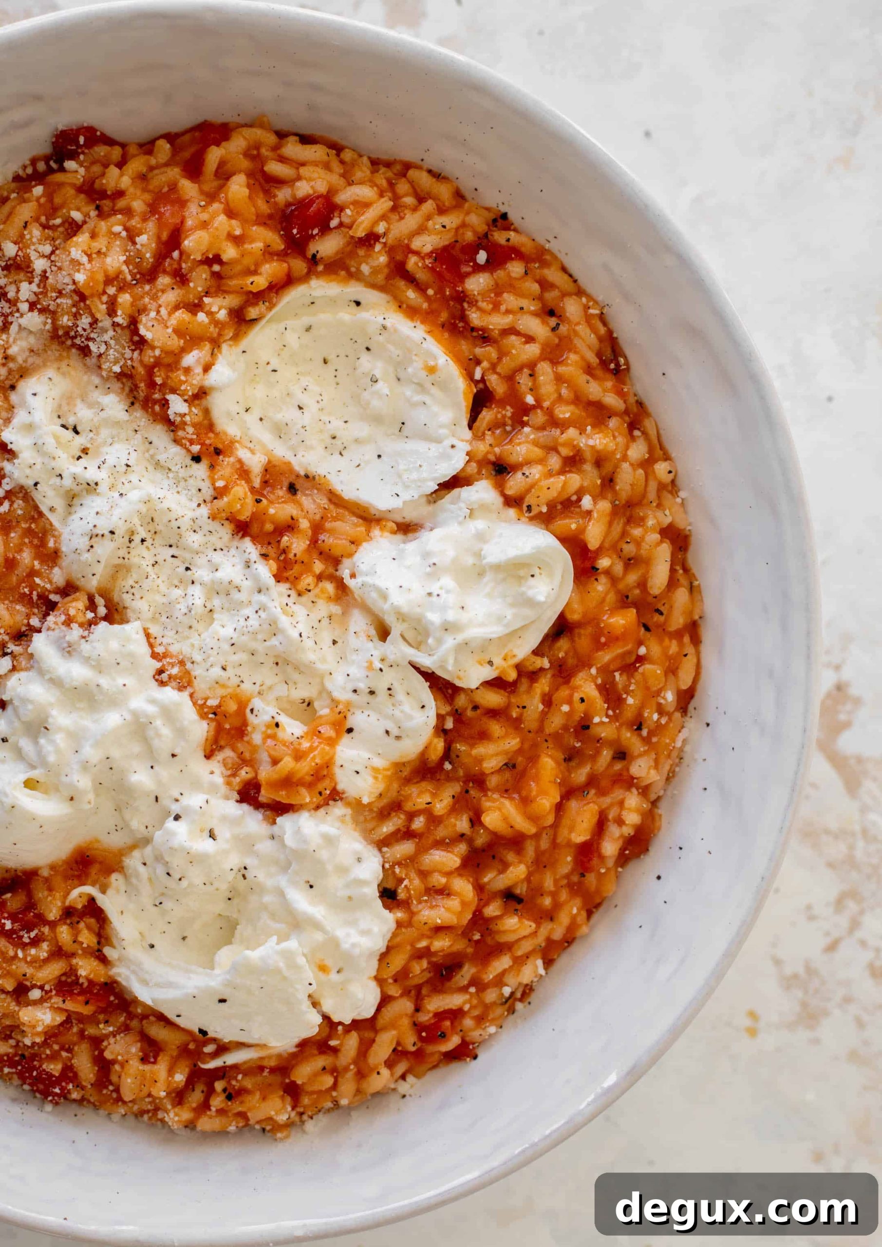fire roasted tomato risotto