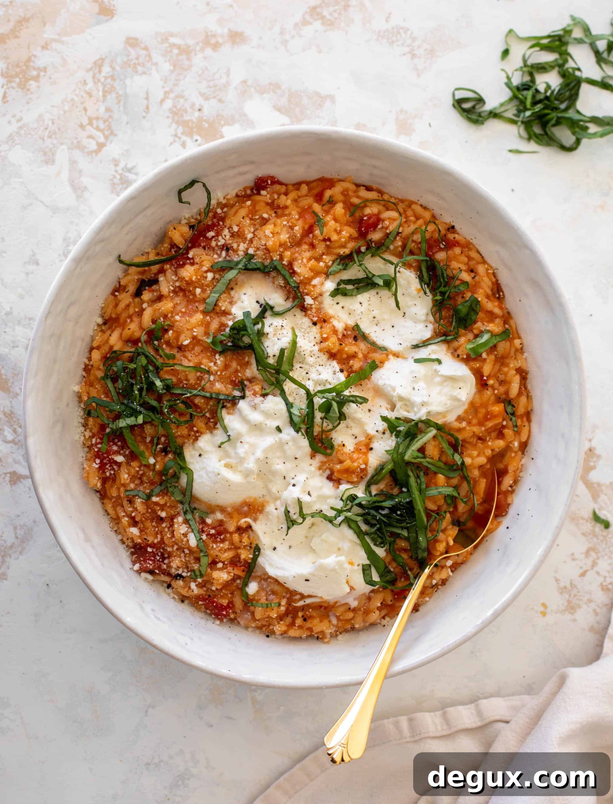 fire roasted tomato risotto