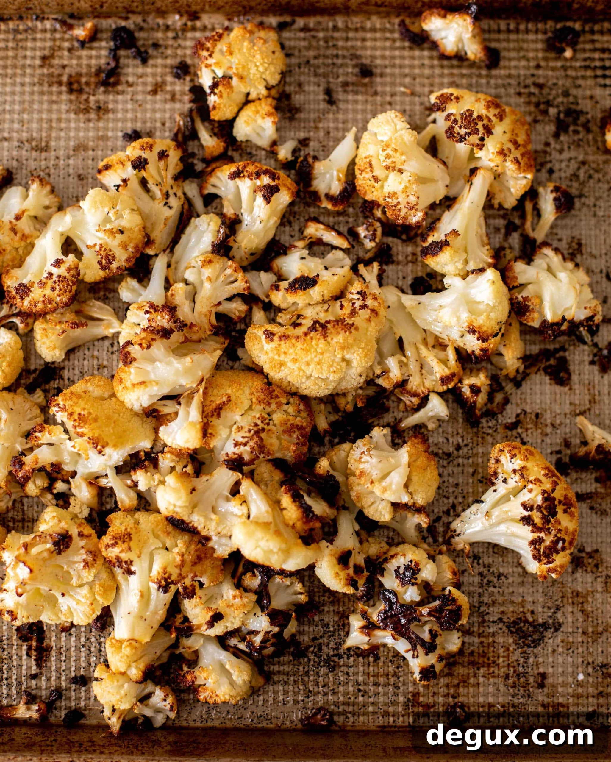 charred cauliflower orzo