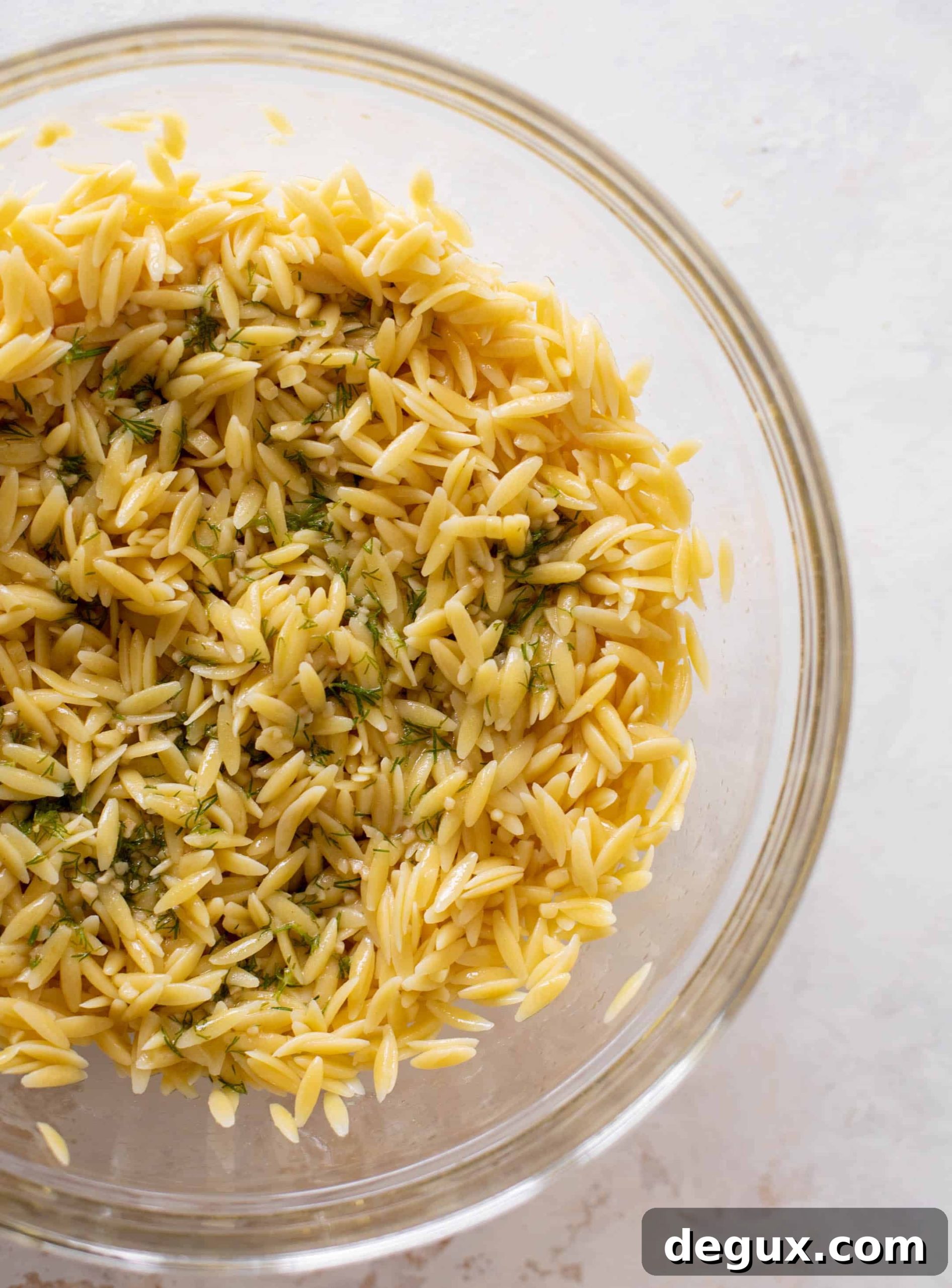 charred cauliflower orzo