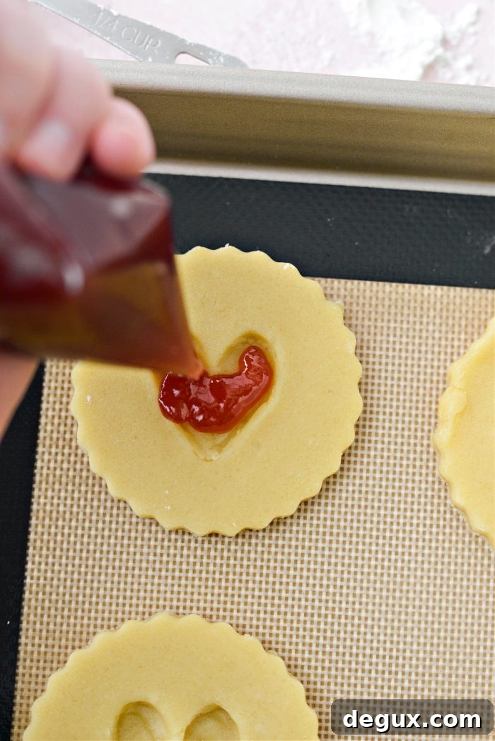 fill each heart with jam