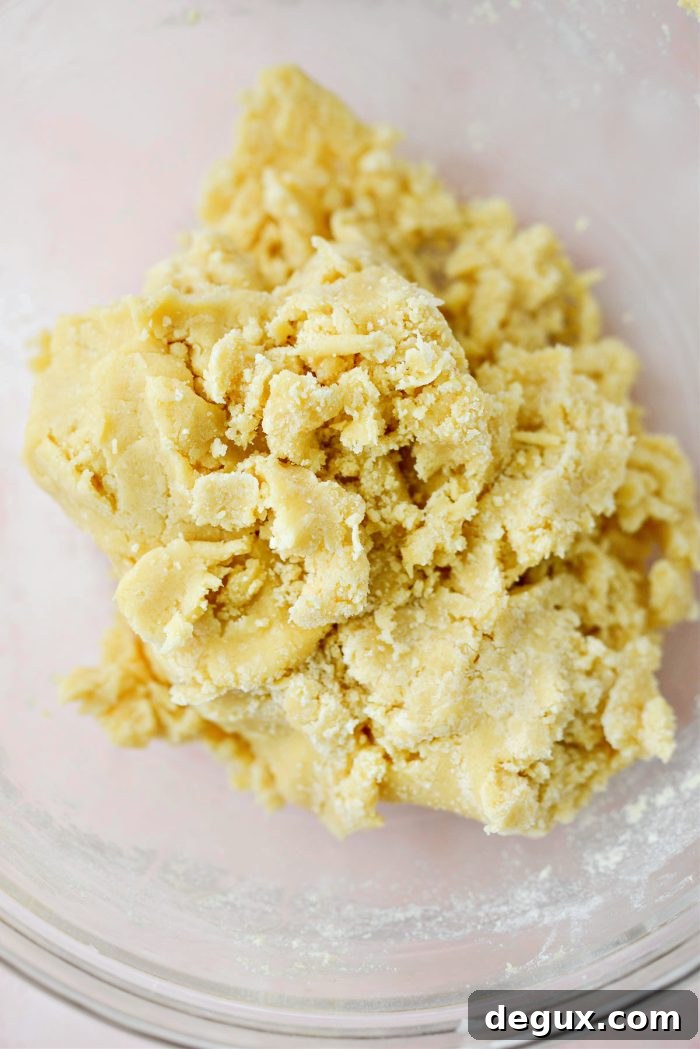cookie dough in bowl