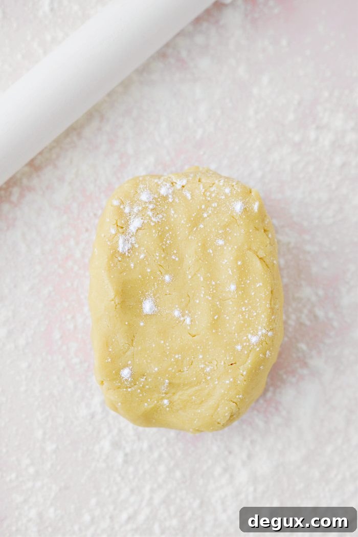 place dough on floured surface