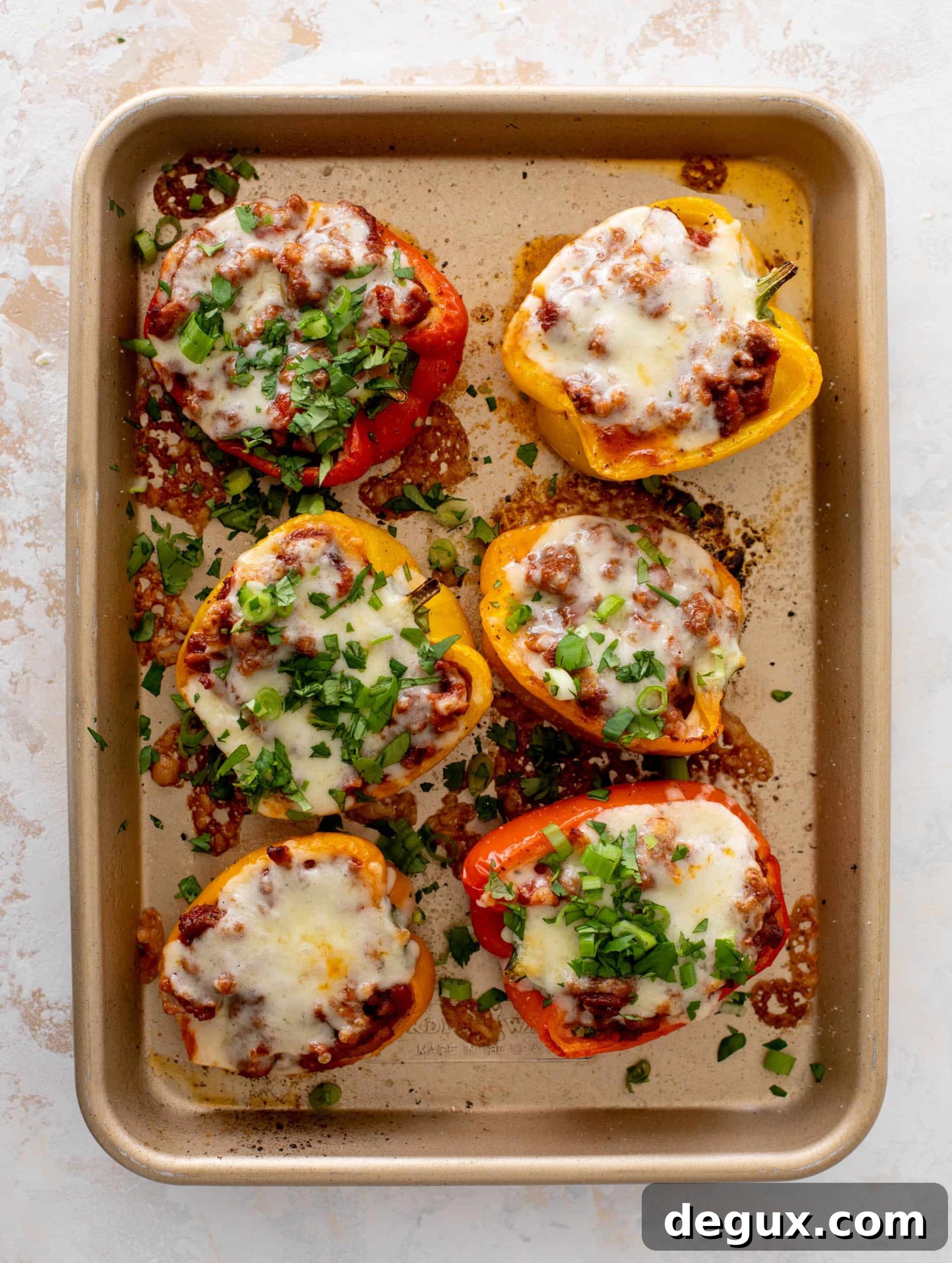 Sloppy Joe Stuffed Bell Peppers: Hearty One-Pan Dinner Recipe 5 sloppy joe stuffed peppers