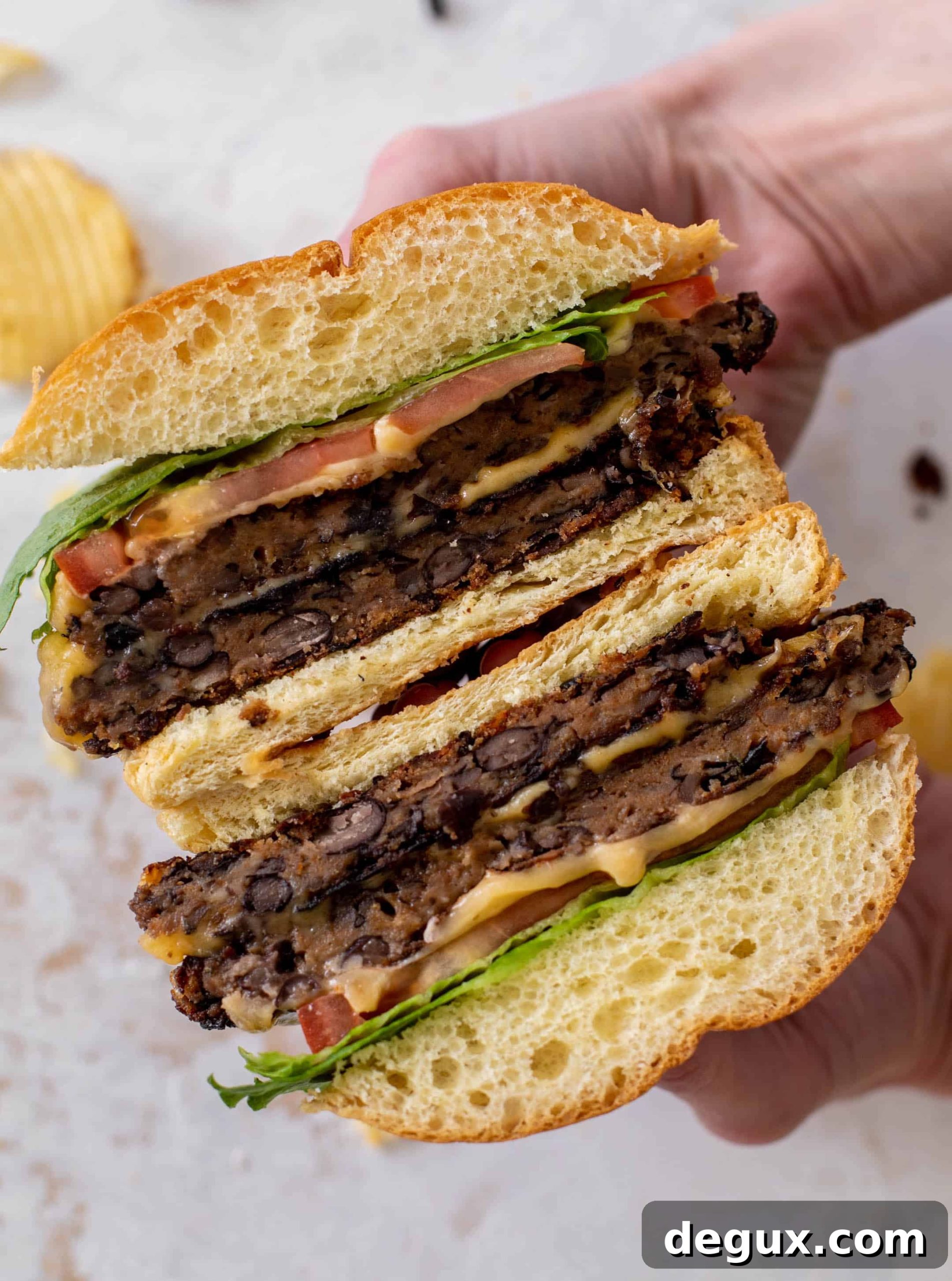 black bean smashburgers