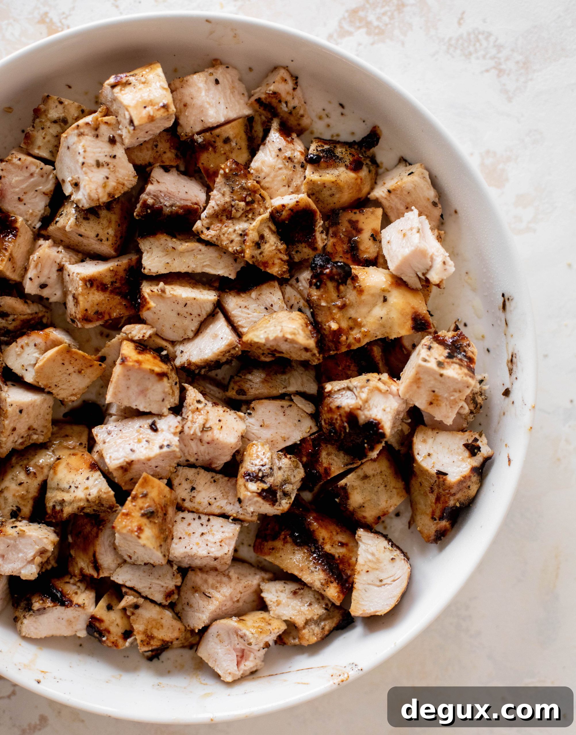 grilled chicken caprese lunch bowl