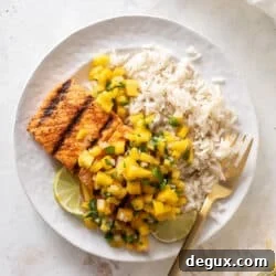 Grilled Salmon with Mango Salsa and Coconut Rice Recipe 10 img 93071 9