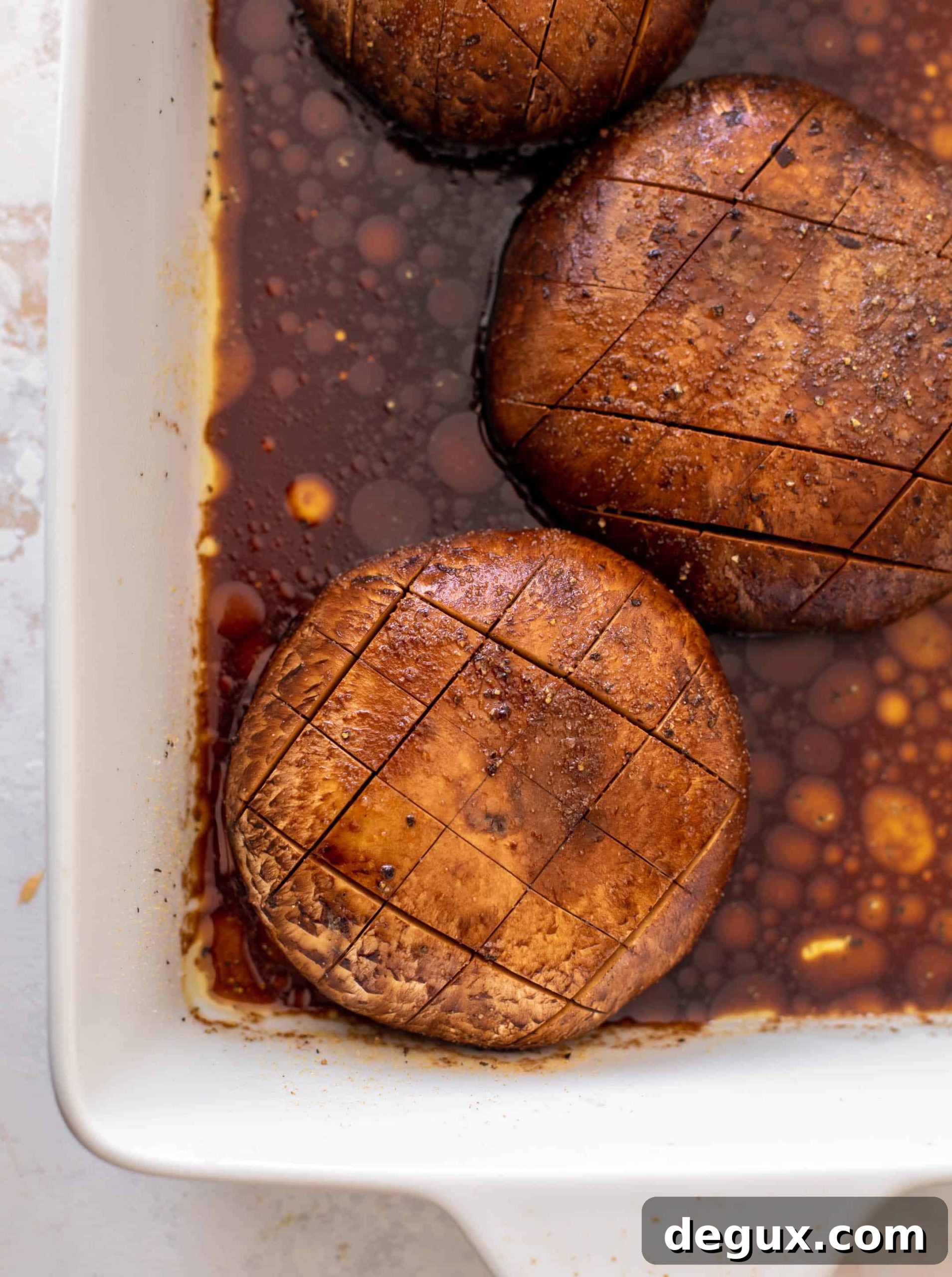 Smoky Grilled Portobello Burgers with Creamy House Sauce 3 grilled portobello burgers