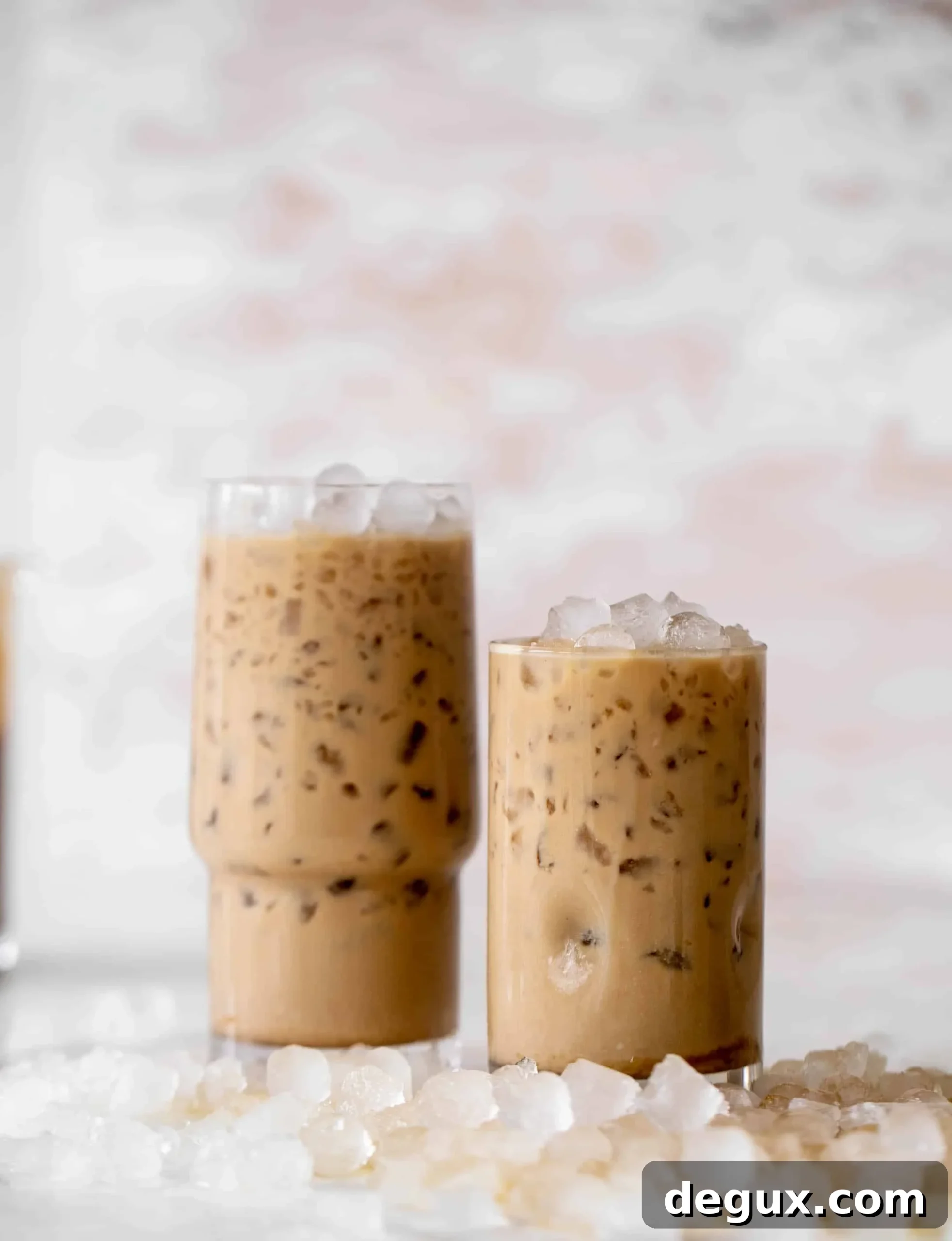 Peanut Butter Iced Latte Recipe: Creamy Cold Coffee Drink 6 peanut butter iced lattes