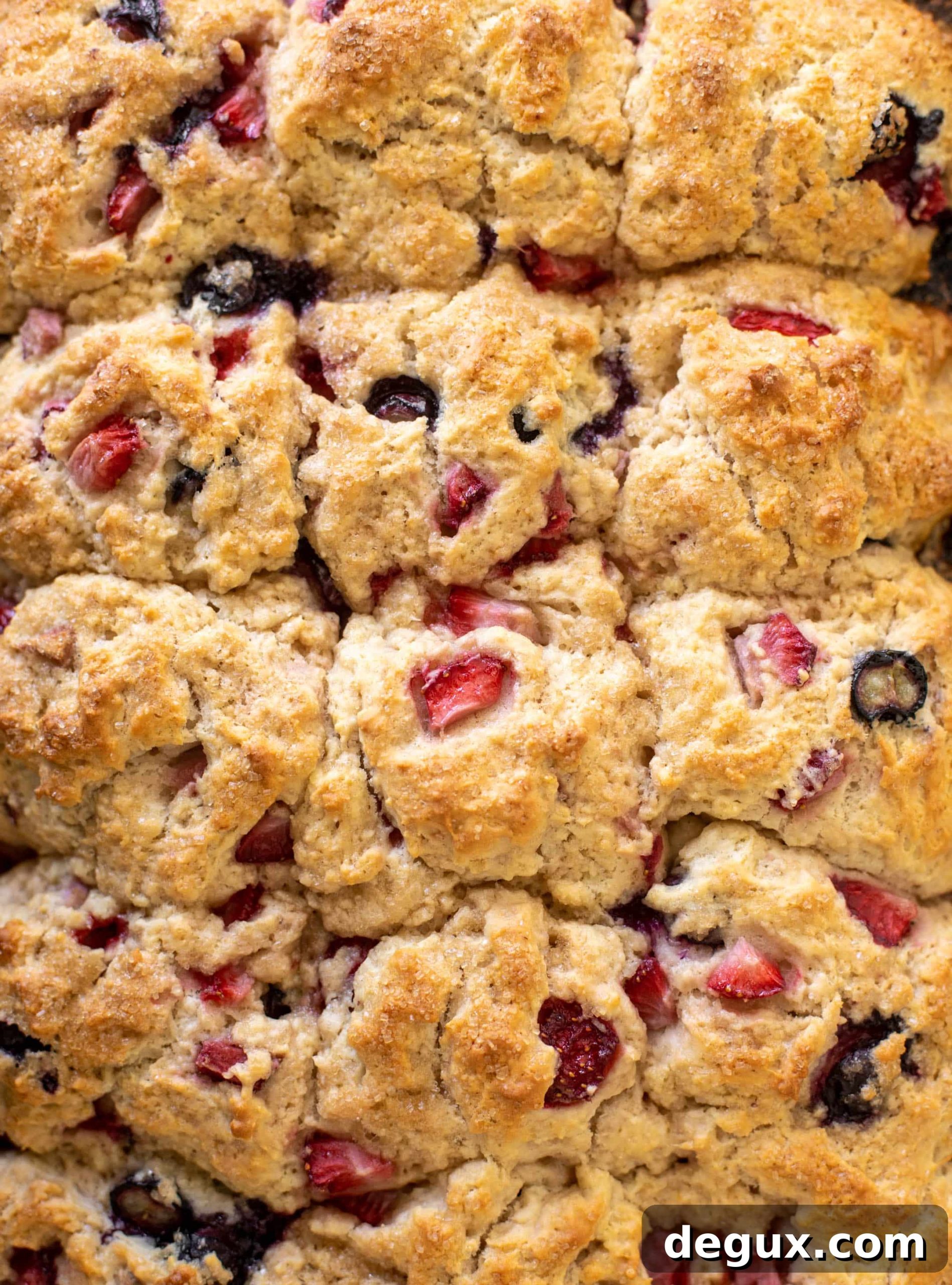red white and blue sheet pan short cake
