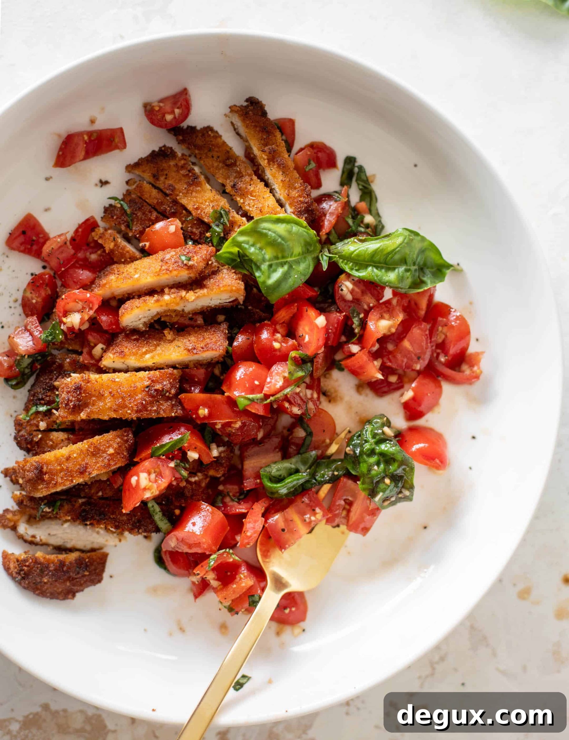 crispy bruschetta chicken