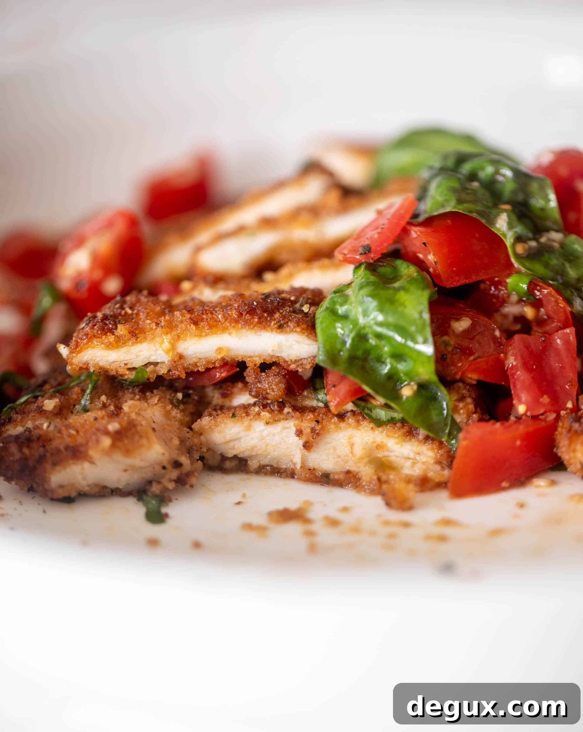 crispy bruschetta chicken