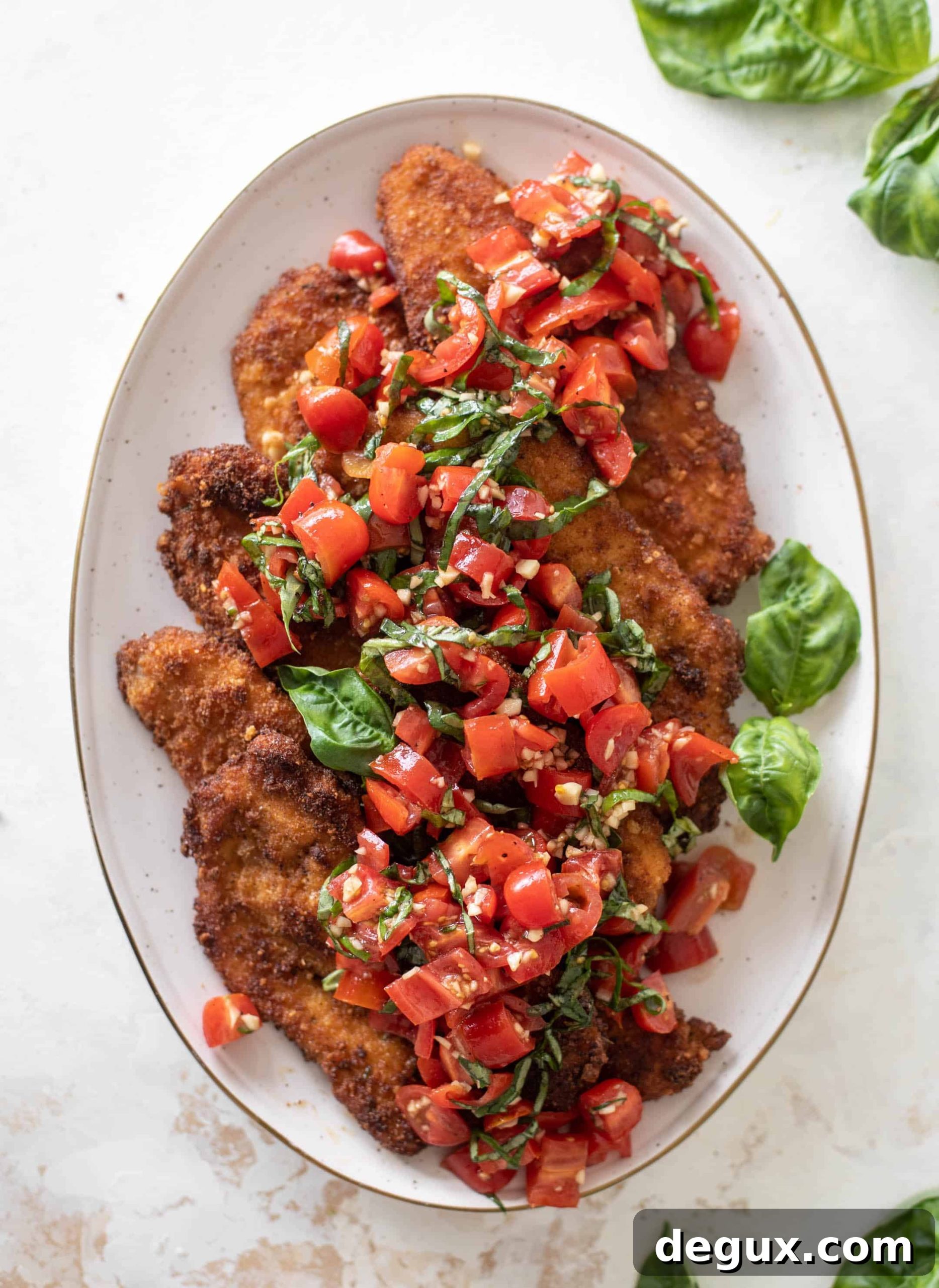 crispy bruschetta chicken