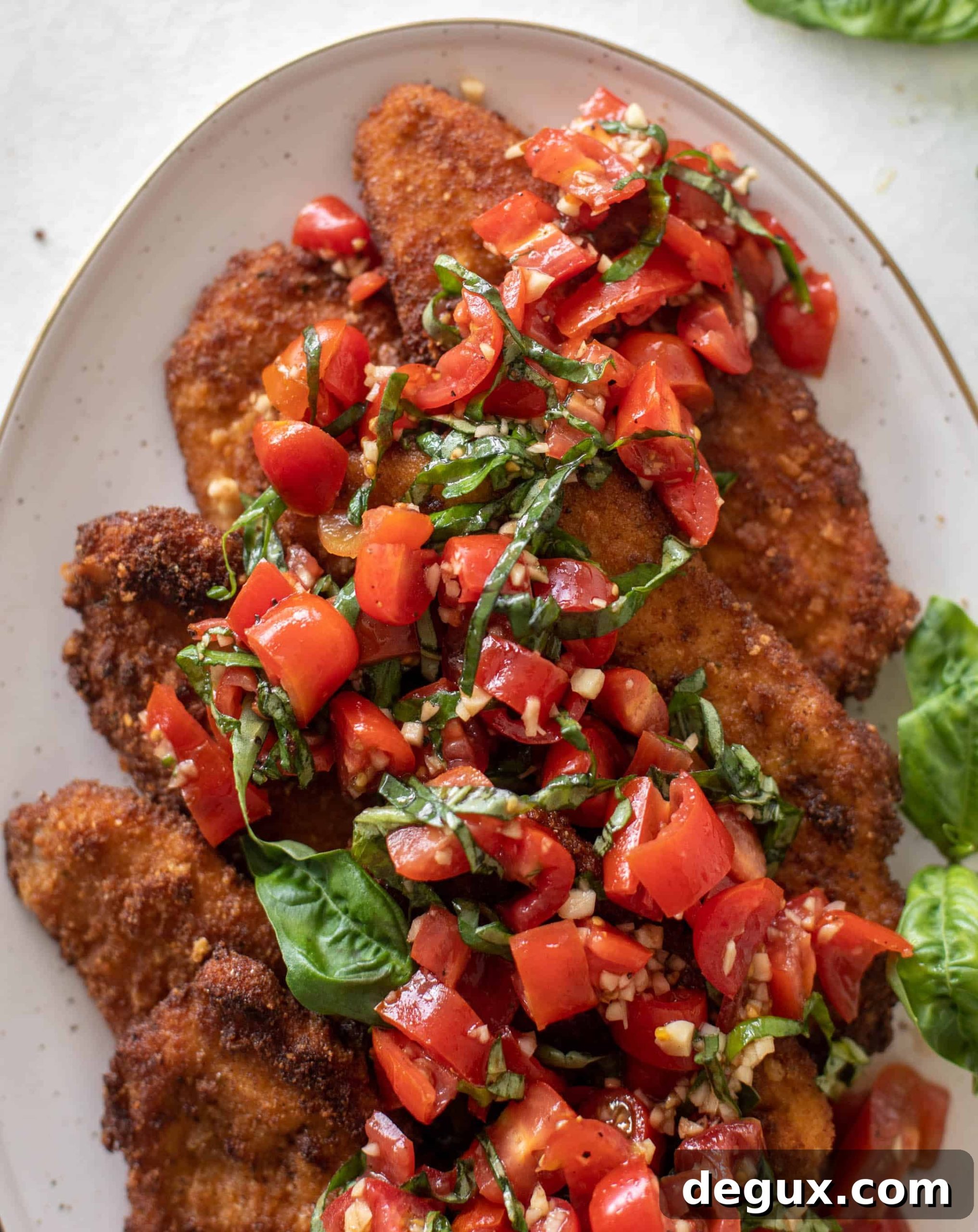 crispy bruschetta chicken