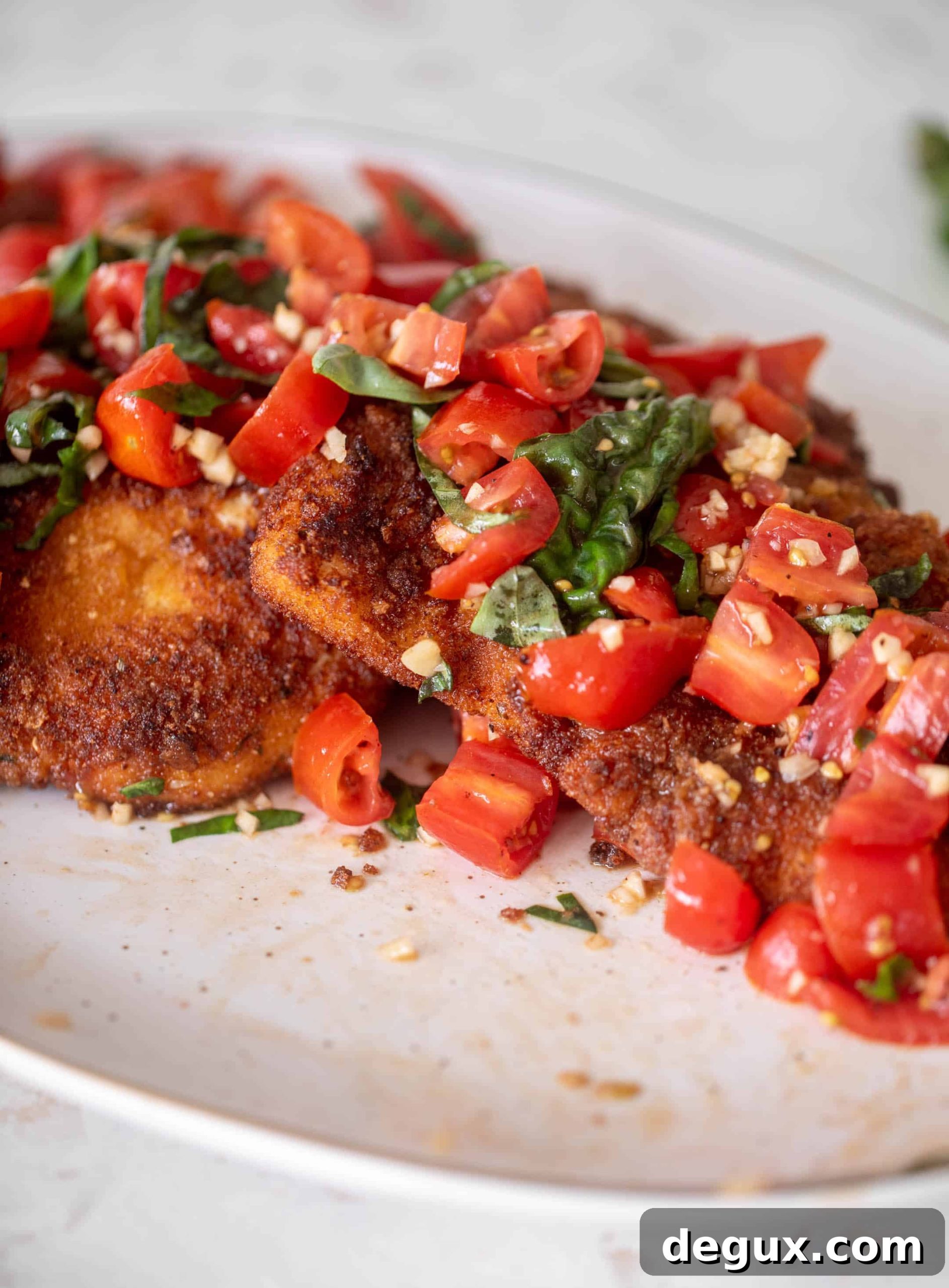 crispy bruschetta chicken