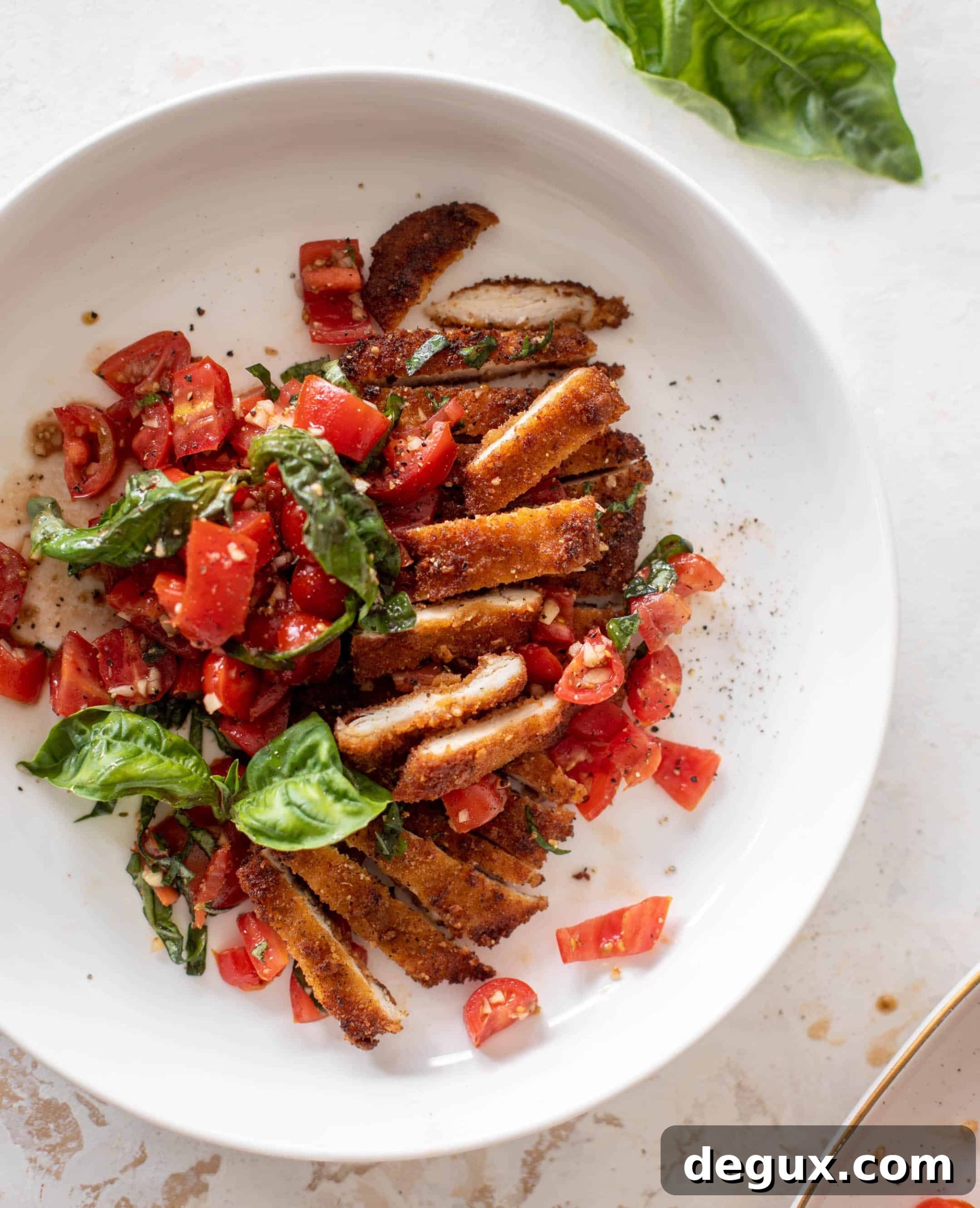 crispy bruschetta chicken