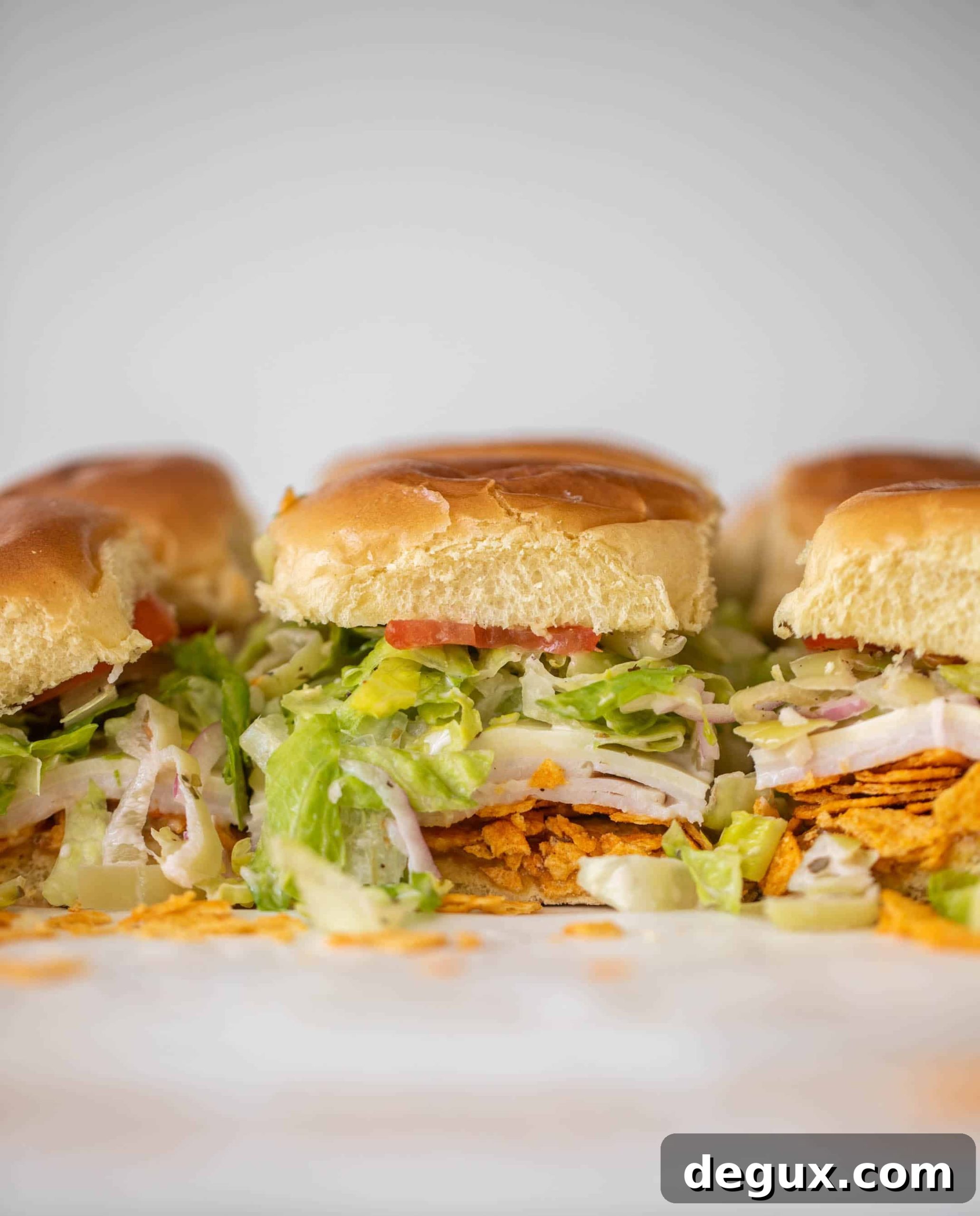 smoked turkey summer sliders