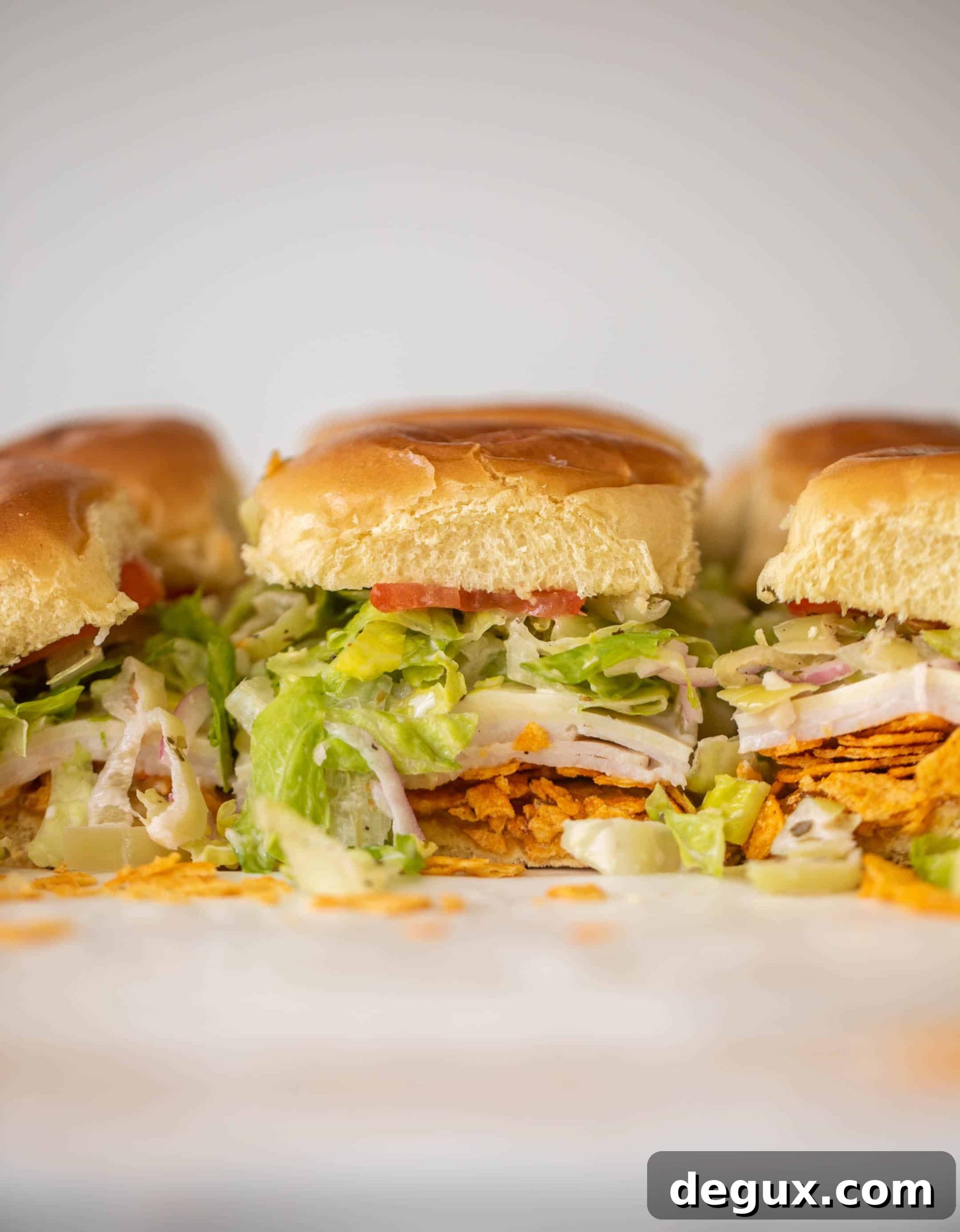 smoked turkey summer sliders